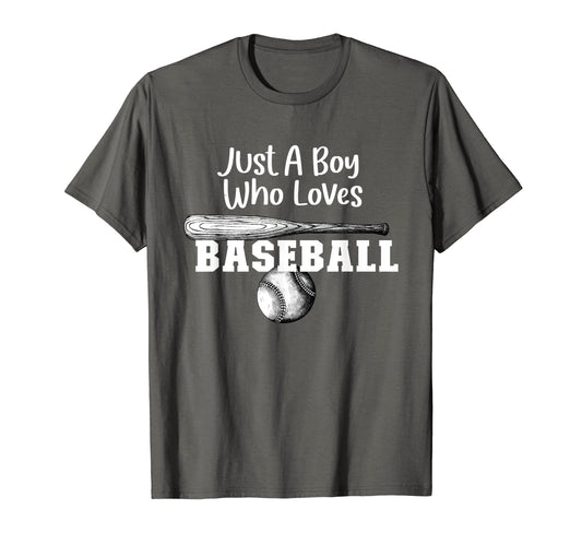 American Sport Just Who Loves Baseball T-Shirt - Novelty Apparel for Adults - T-Shirt, Sweatshirt, Hoodie