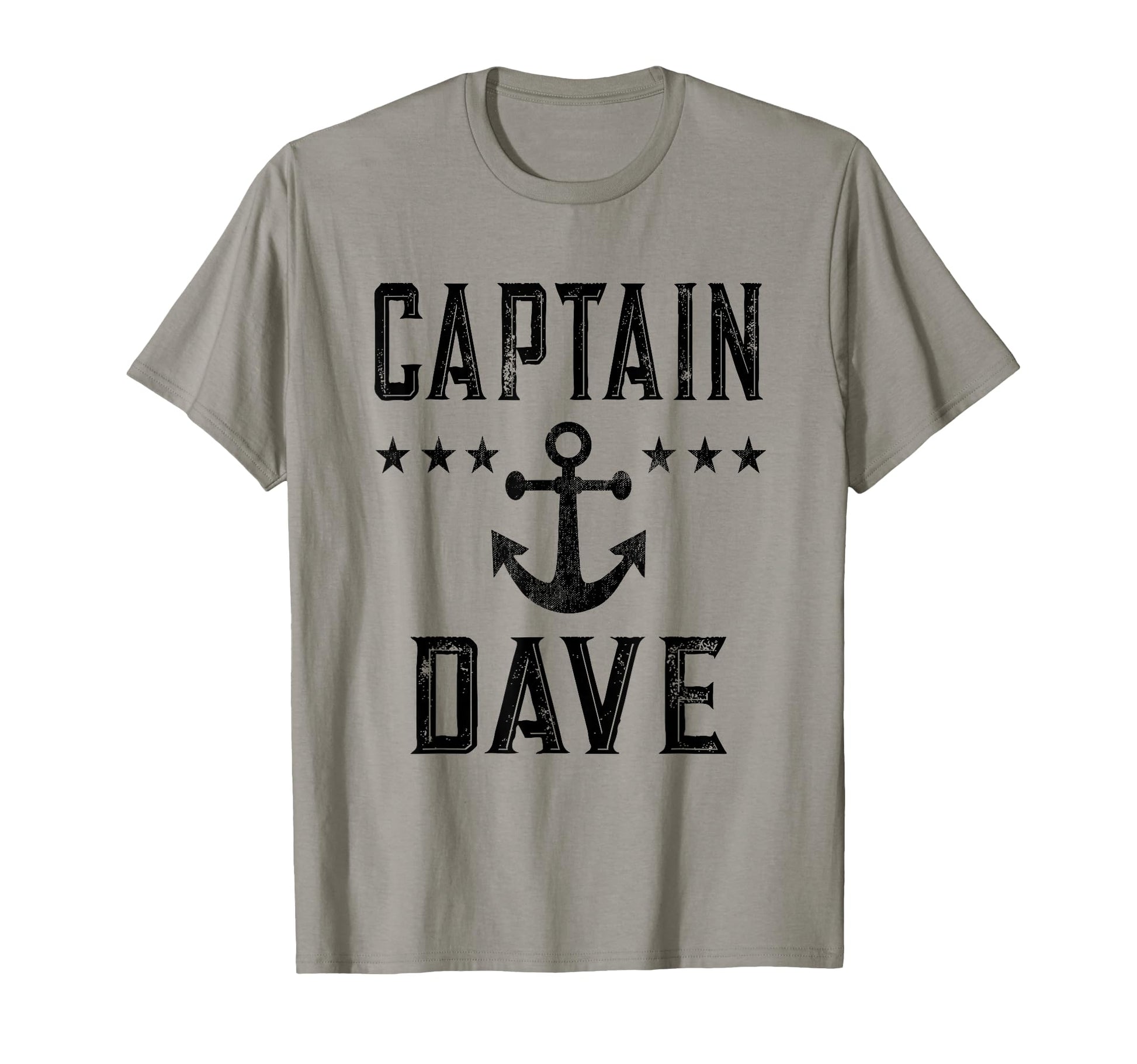 Captain Dave Item Lake Boating Or T-Shirt - Minimalist Print for Adults - T-Shirt, Sweatshirt, Hoodie