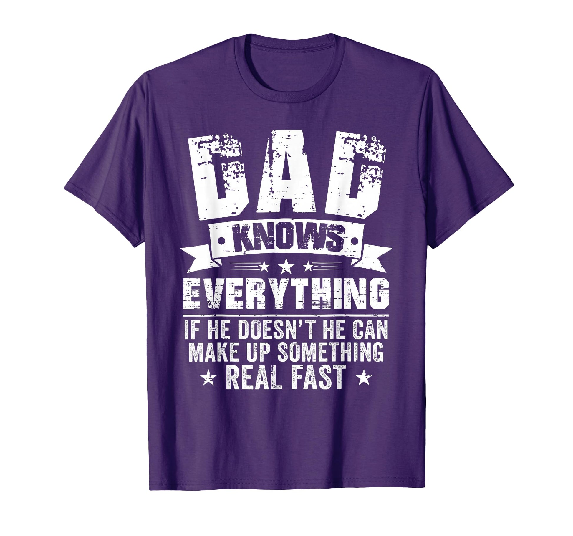 Funny Dad Knows Everything Fathers Day T-Shirt - Trendy Graphic for Adults - T-Shirt, Sweatshirt, Hoodie