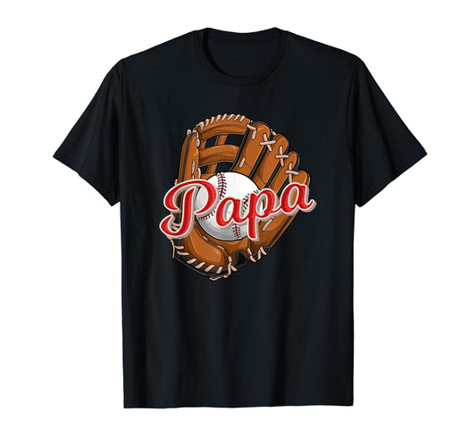 Baseball Papa Funny Softball Sport T-Shirt - Streetwear Style Men Women - T-Shirt, Sweatshirt, Hoodie