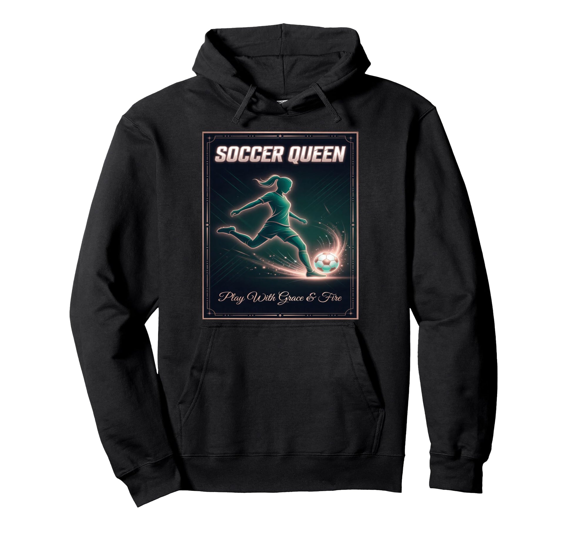 Football Soccer 90 Minutes Strong Energy Hoodie - Novelty Apparel Unisex - T-Shirt, Sweatshirt, Hoodie