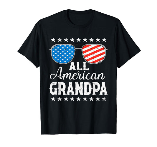 All American Grandpa 4Th July T-Shirt - Aesthetic Graphic Men Women - T-Shirt, Sweatshirt, Hoodie