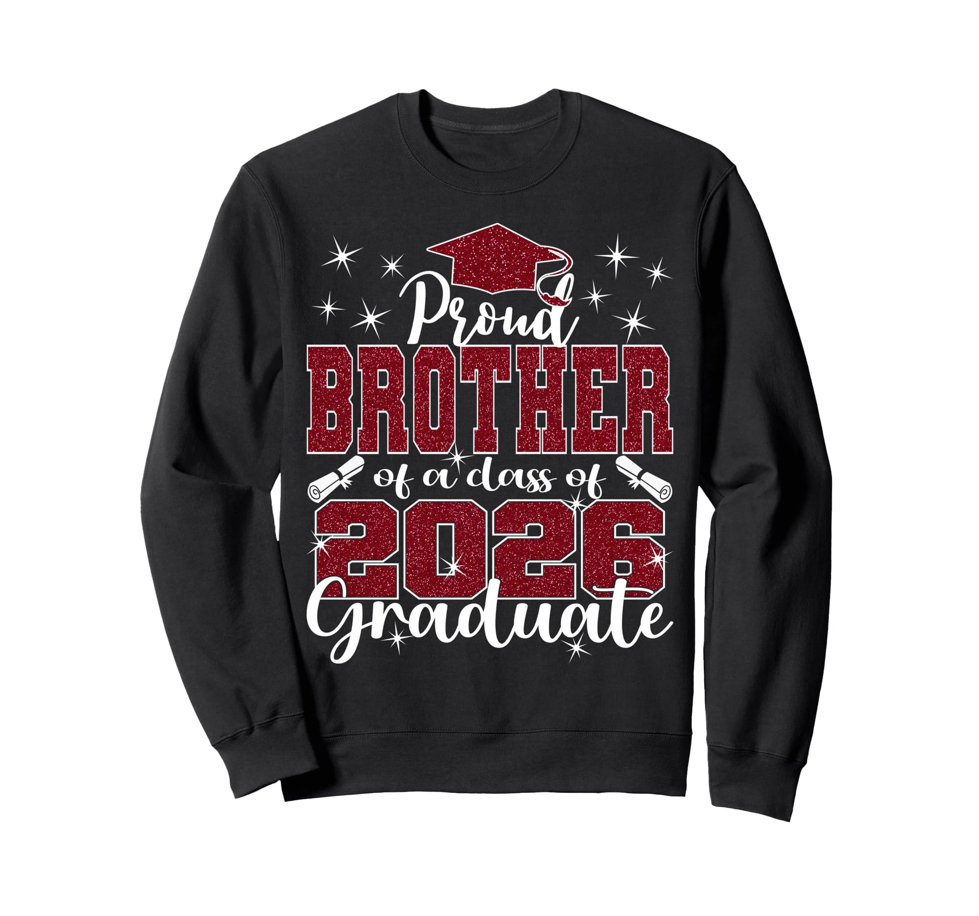 Super Proud Brother 2026 Graduate Sweatshirt - Graphic Print Unisex - T-Shirt, Sweatshirt, Hoodie