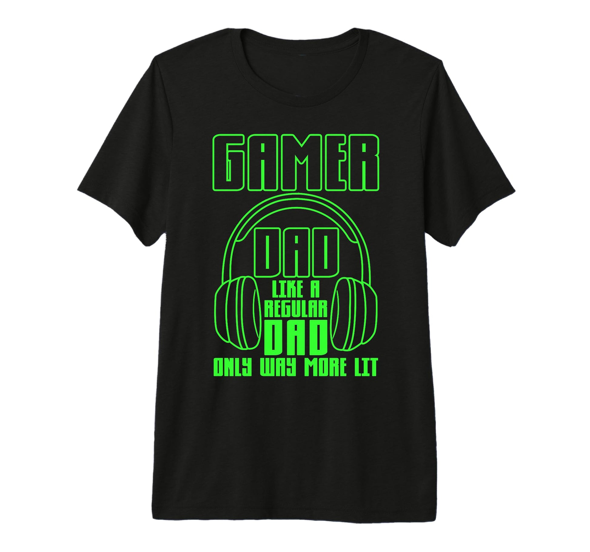 Gamer Dad Fathers Day Tri Blend T-Shirt - Aesthetic Graphic Unisex - T-Shirt, Sweatshirt, Hoodie