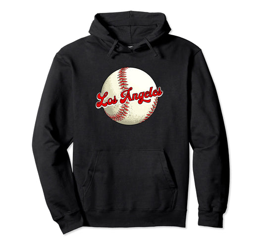 Baseball Lover Mom Dad Los Angeles Hoodie - Unique Graphic Unisex - T-Shirt, Sweatshirt, Hoodie