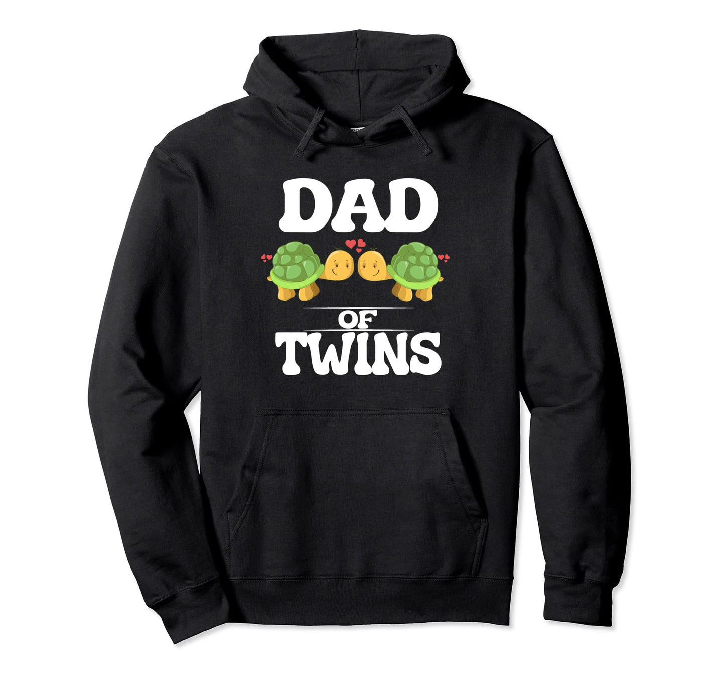 Dad Twins Turtles New Father Hoodie - Trendy Graphic for Adults - T-Shirt, Sweatshirt, Hoodie