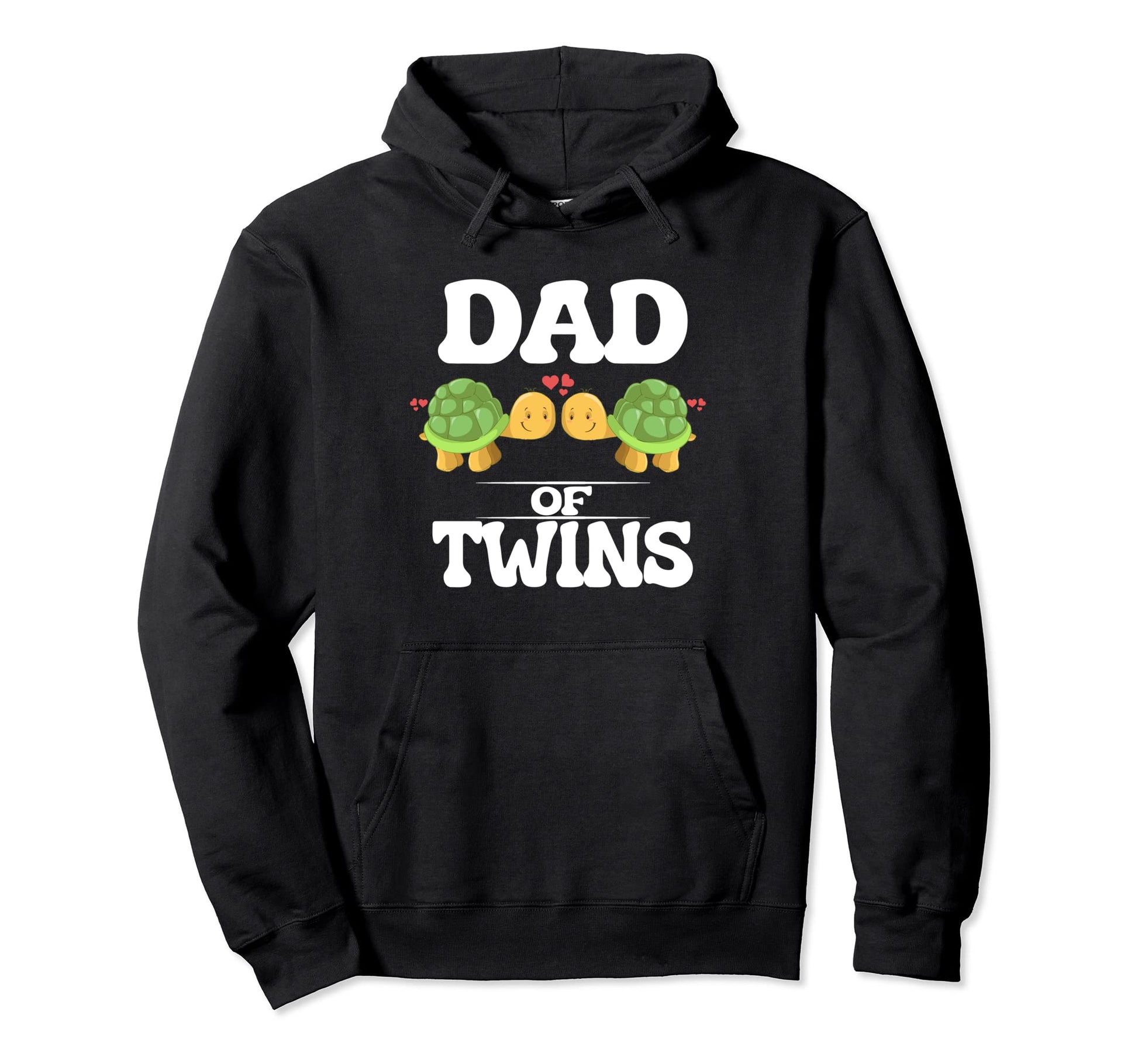 Dad Twins Turtles New Father Hoodie - Trendy Graphic for Adults - T-Shirt, Sweatshirt, Hoodie