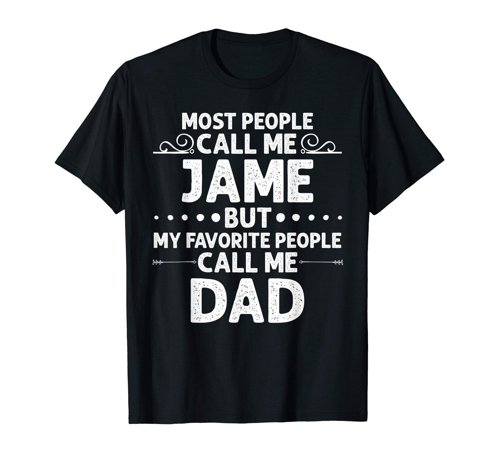 Jame Gift Name Funny Fathers Day T-Shirt - Custom Art Print Unisex - T-Shirt, Sweatshirt, Hoodie