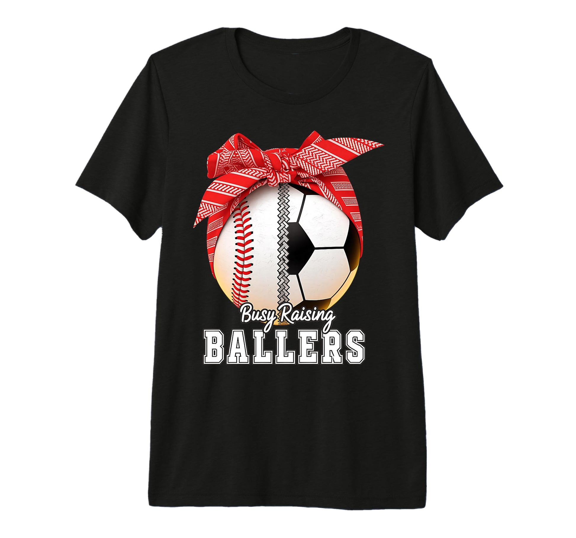 Baseball Soccer Busy Raising T-Shirt - Casual Everyday Wear Men Women - T-Shirt, Sweatshirt, Hoodie