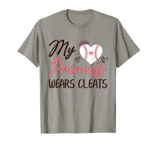 Baseball Mom Dad My Princess Wears T-Shirt - Streetwear Style Men Women - T-Shirt, Sweatshirt, Hoodie