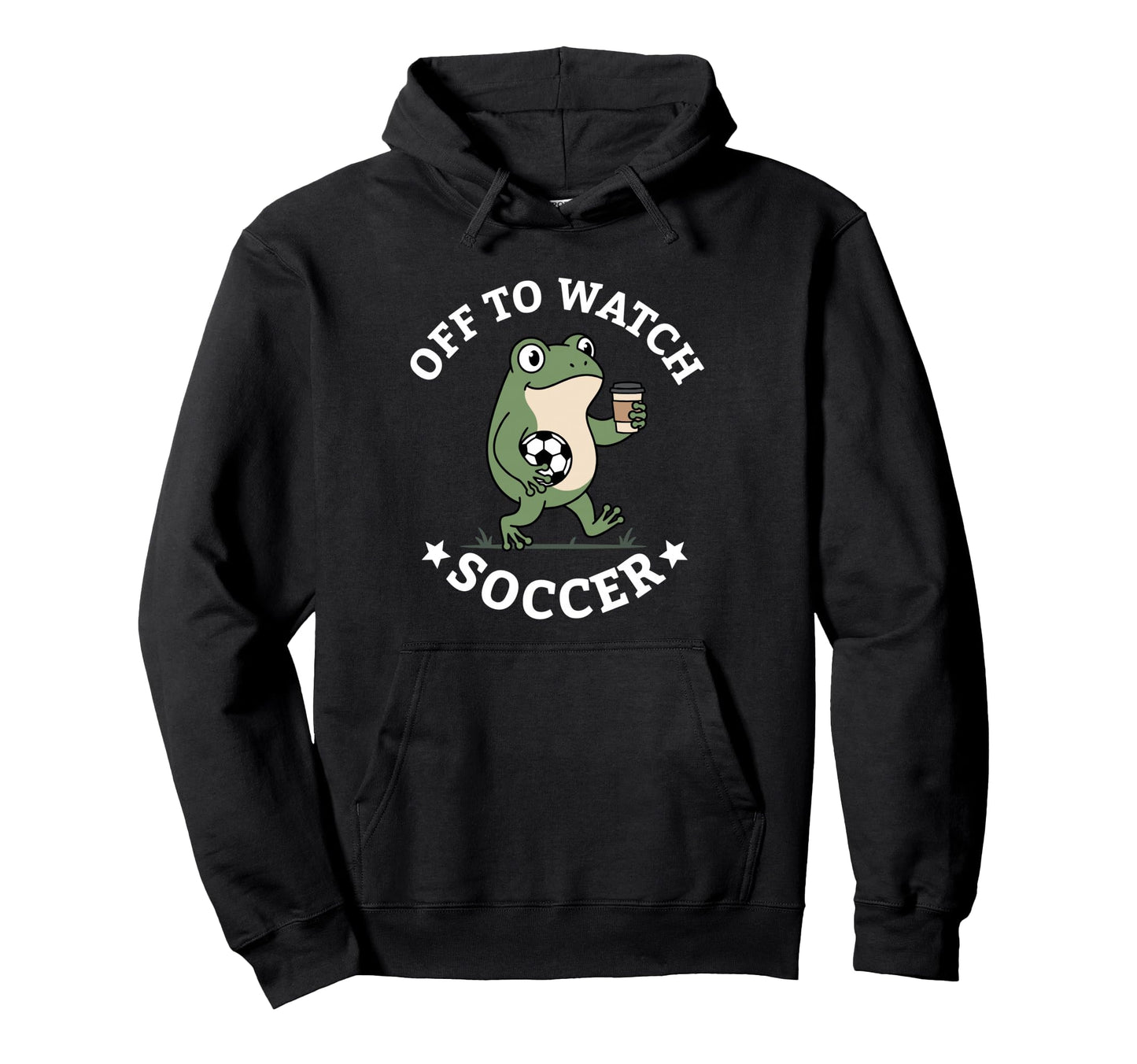 Off To Watch Soccer Mom Funny Hoodie - Casual Everyday Wear for Adults - T-Shirt, Sweatshirt, Hoodie