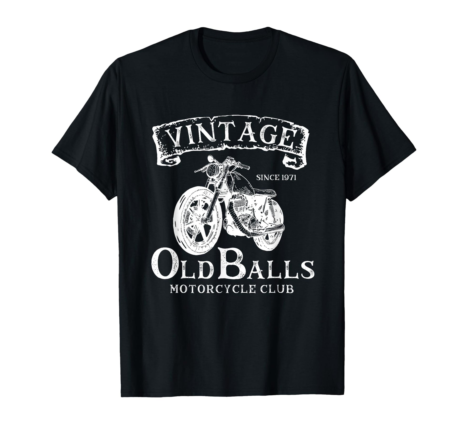 50Th Birthday Old Balls Motorcycle Club T-Shirt - Streetwear Style Unisex - T-Shirt, Sweatshirt, Hoodie