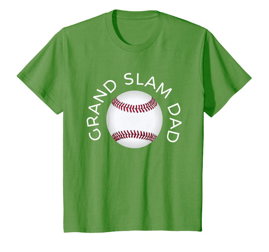 Baseball Fan Grand Slam Dad Salute To T-Shirt - Aesthetic Graphic Unisex - T-Shirt, Sweatshirt, Hoodie