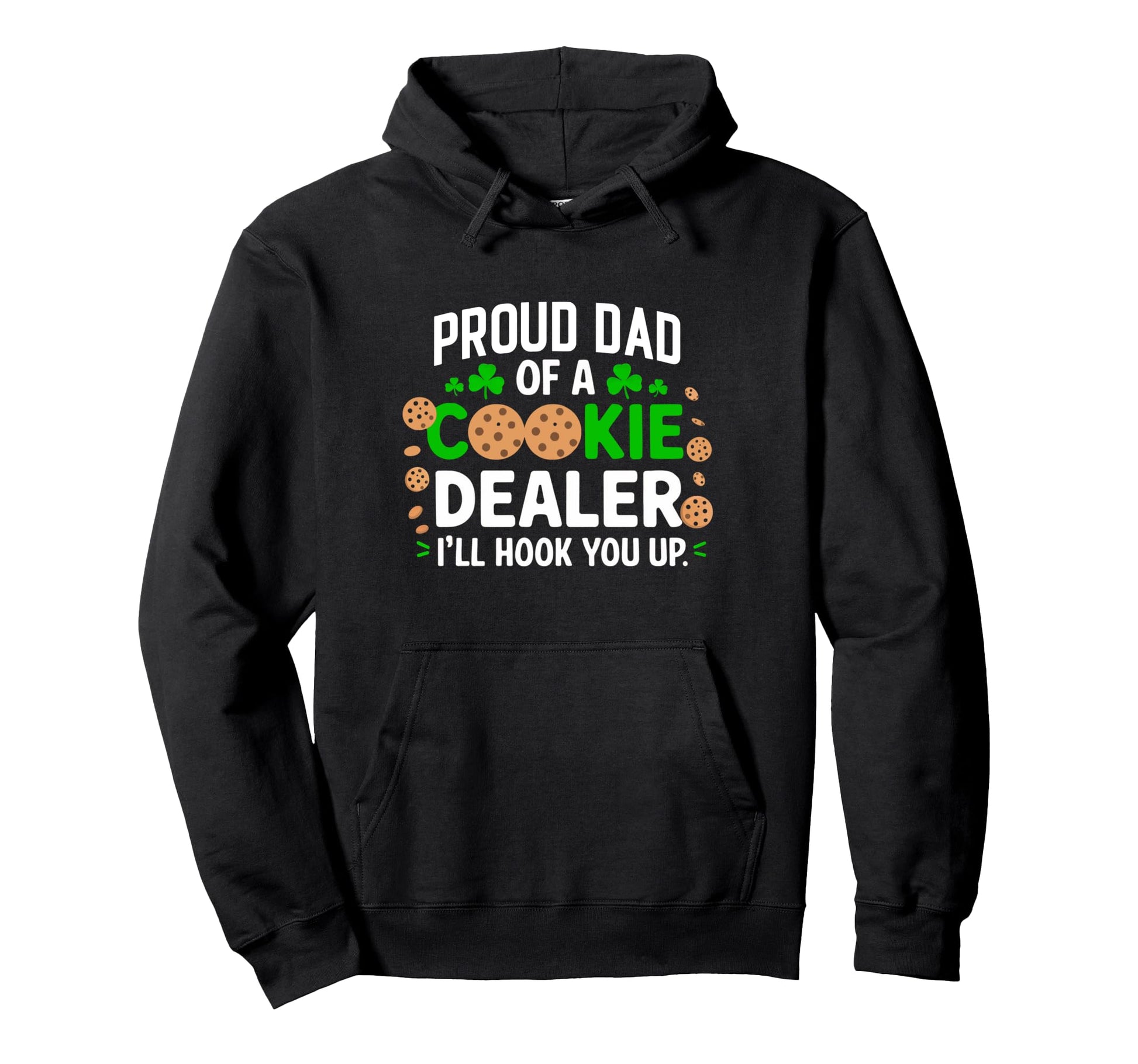 Proud Dad Cookie Dealer Scout Cookie Hoodie - Casual Everyday Wear Unisex - T-Shirt, Sweatshirt, Hoodie