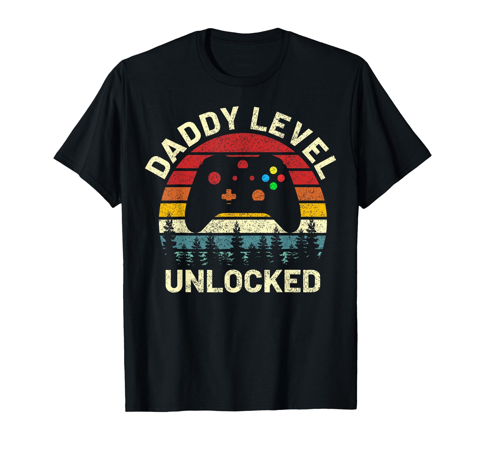 Daddy Level Unlocked Funny Gamer T-Shirt - Aesthetic Graphic for Adults - T-Shirt, Sweatshirt, Hoodie