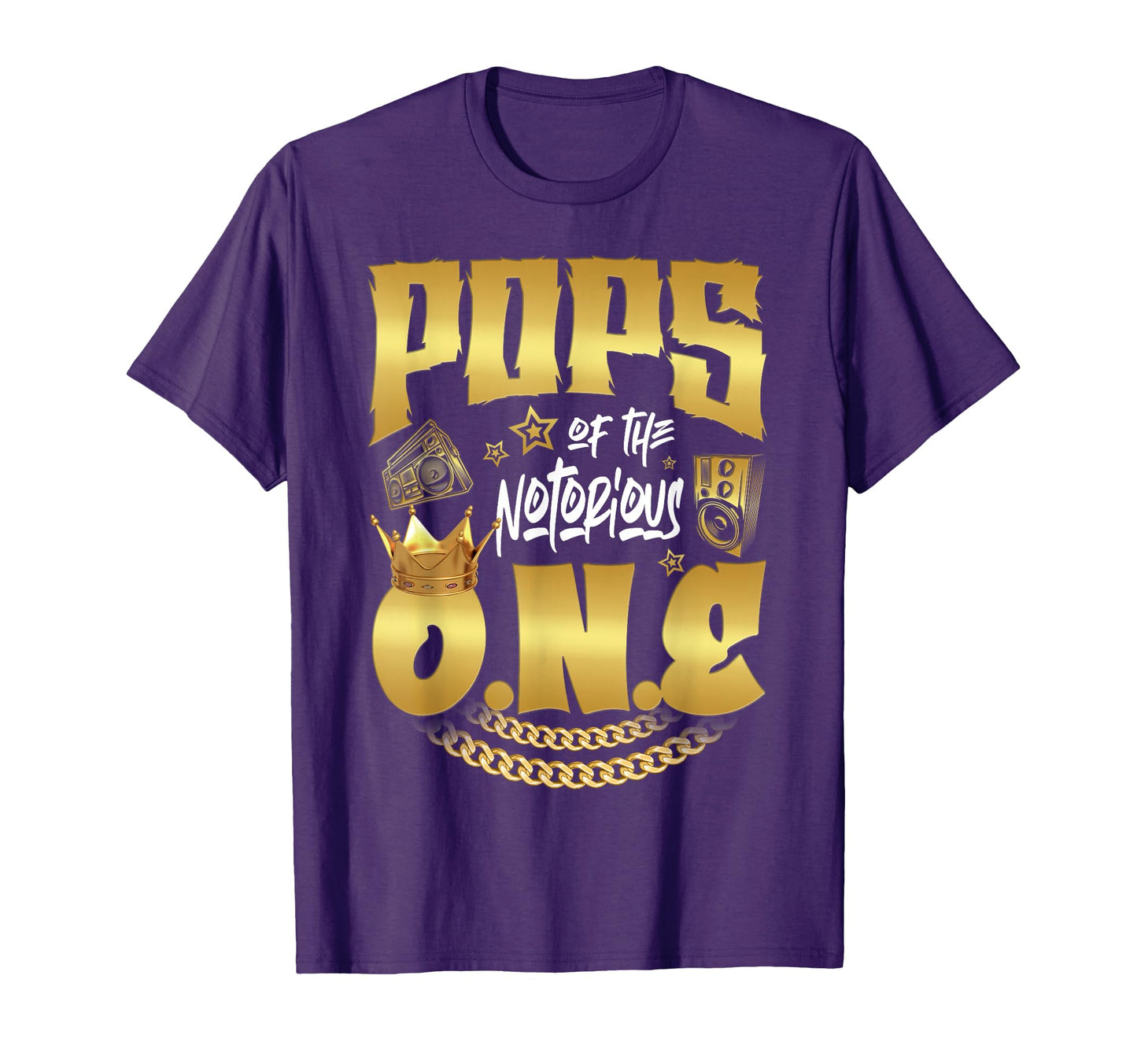 Pops Notorious One Old School Hip Hop T-Shirt - Unique Graphic Men Women - T-Shirt, Sweatshirt, Hoodie