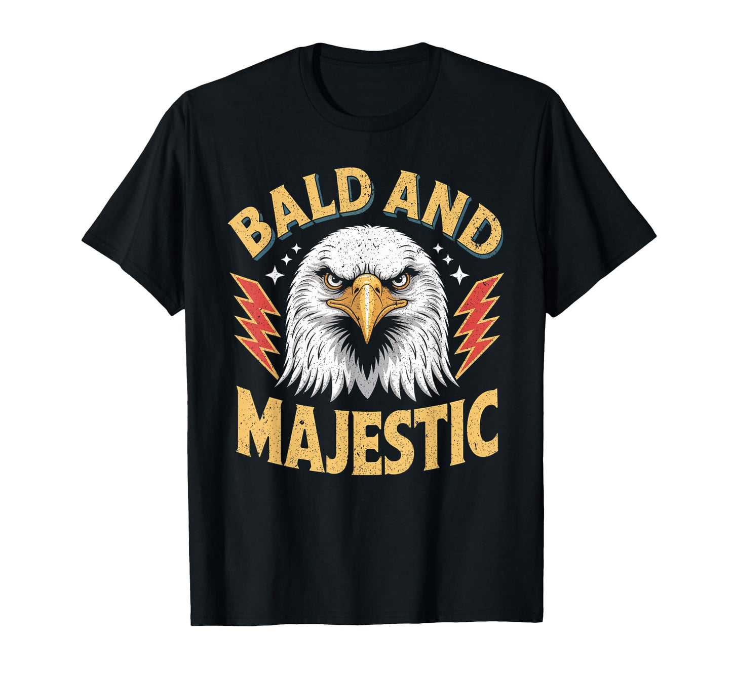 Bald Majestic Sexy Bald Guy Funny Dad T-Shirt - Novelty Apparel for Adults - T-Shirt, Sweatshirt, Hoodie