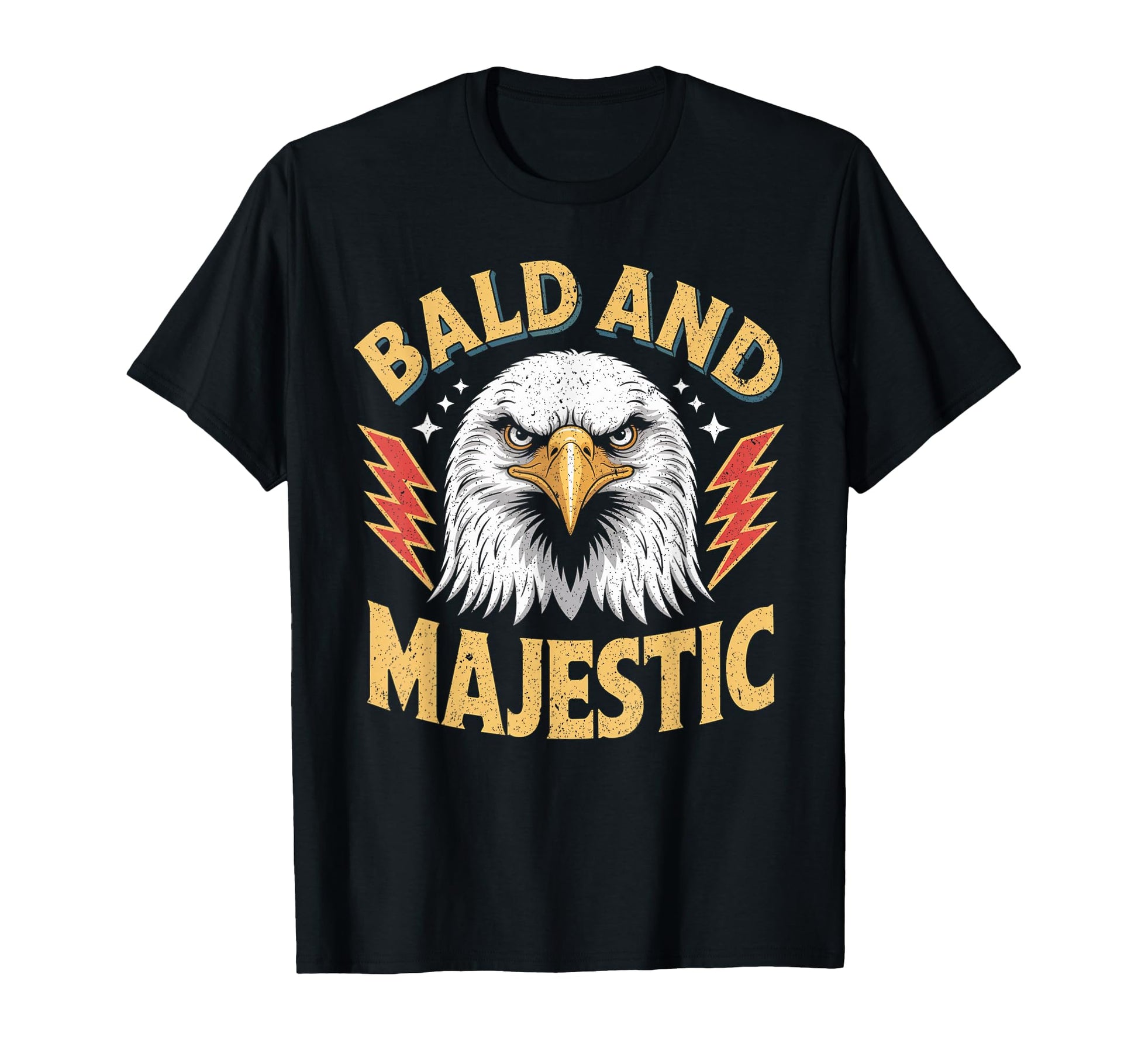 Bald Majestic Sexy Bald Guy Funny Dad T-Shirt - Novelty Apparel for Adults - T-Shirt, Sweatshirt, Hoodie