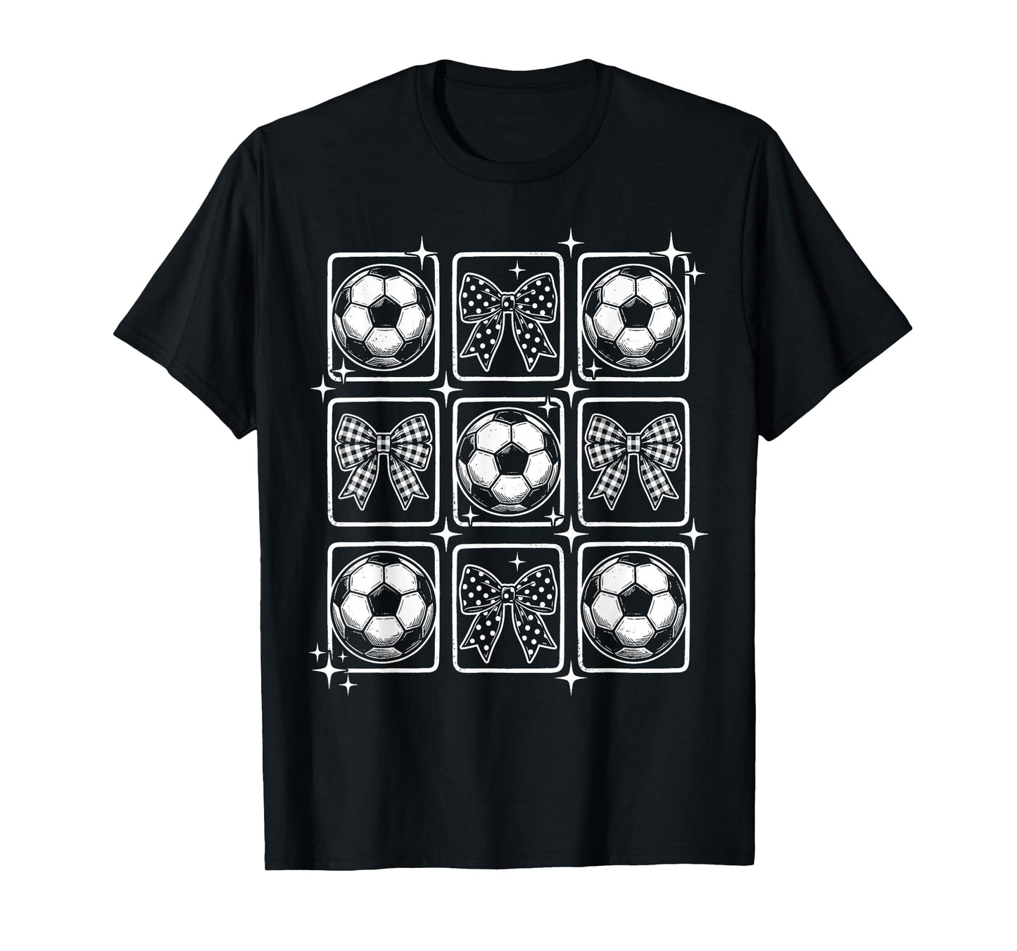 Coquette Bow Soccer T-Shirt - Custom Art Print for Adults - T-Shirt, Sweatshirt, Hoodie