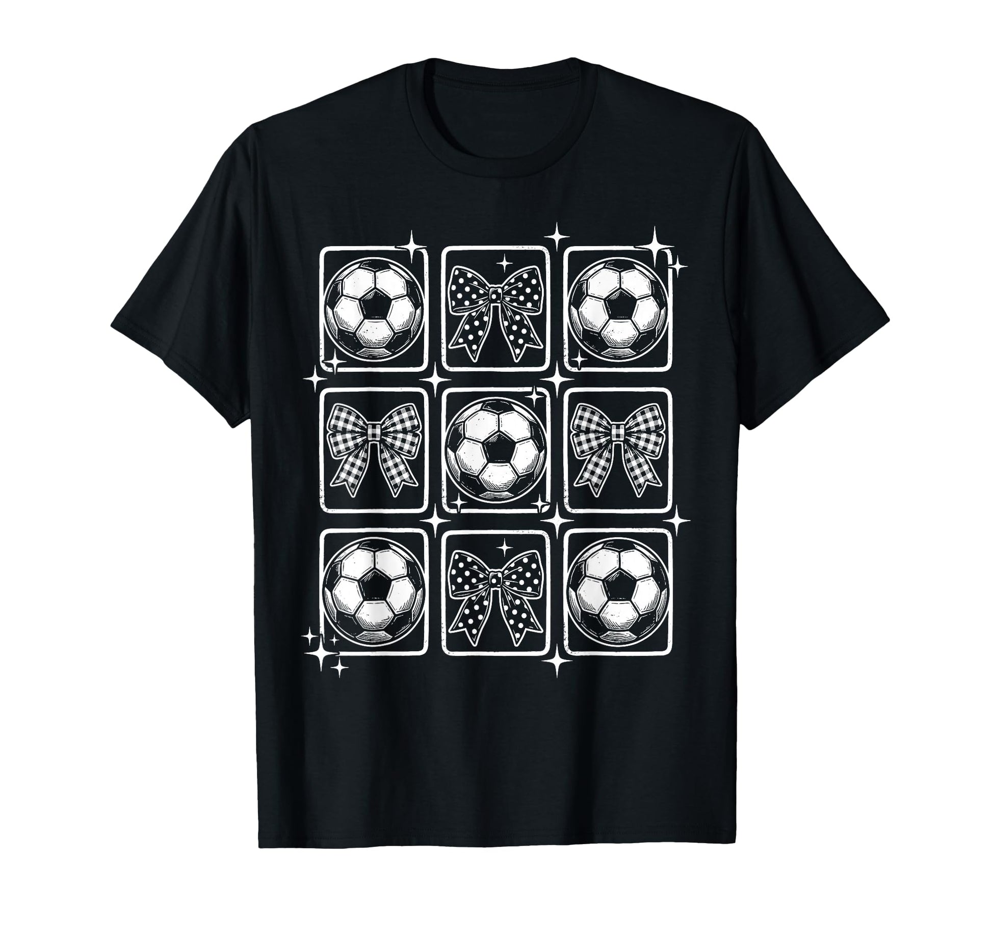 Coquette Bow Soccer T-Shirt - Custom Art Print for Adults - T-Shirt, Sweatshirt, Hoodie