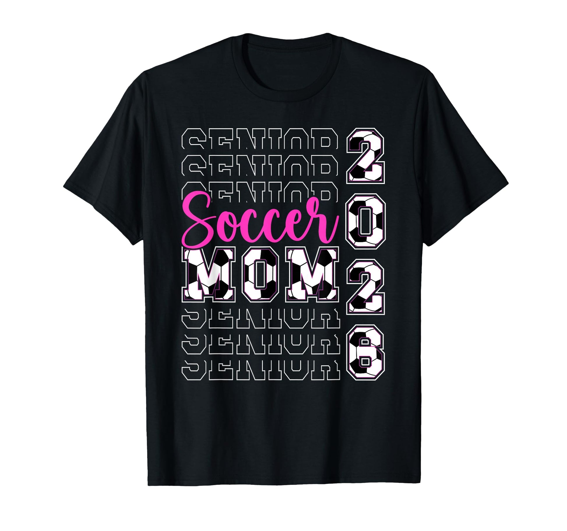 Soccer Senior Mom 2026 Soccer Player T-Shirt - Custom Art Print Men Women - T-Shirt, Sweatshirt, Hoodie