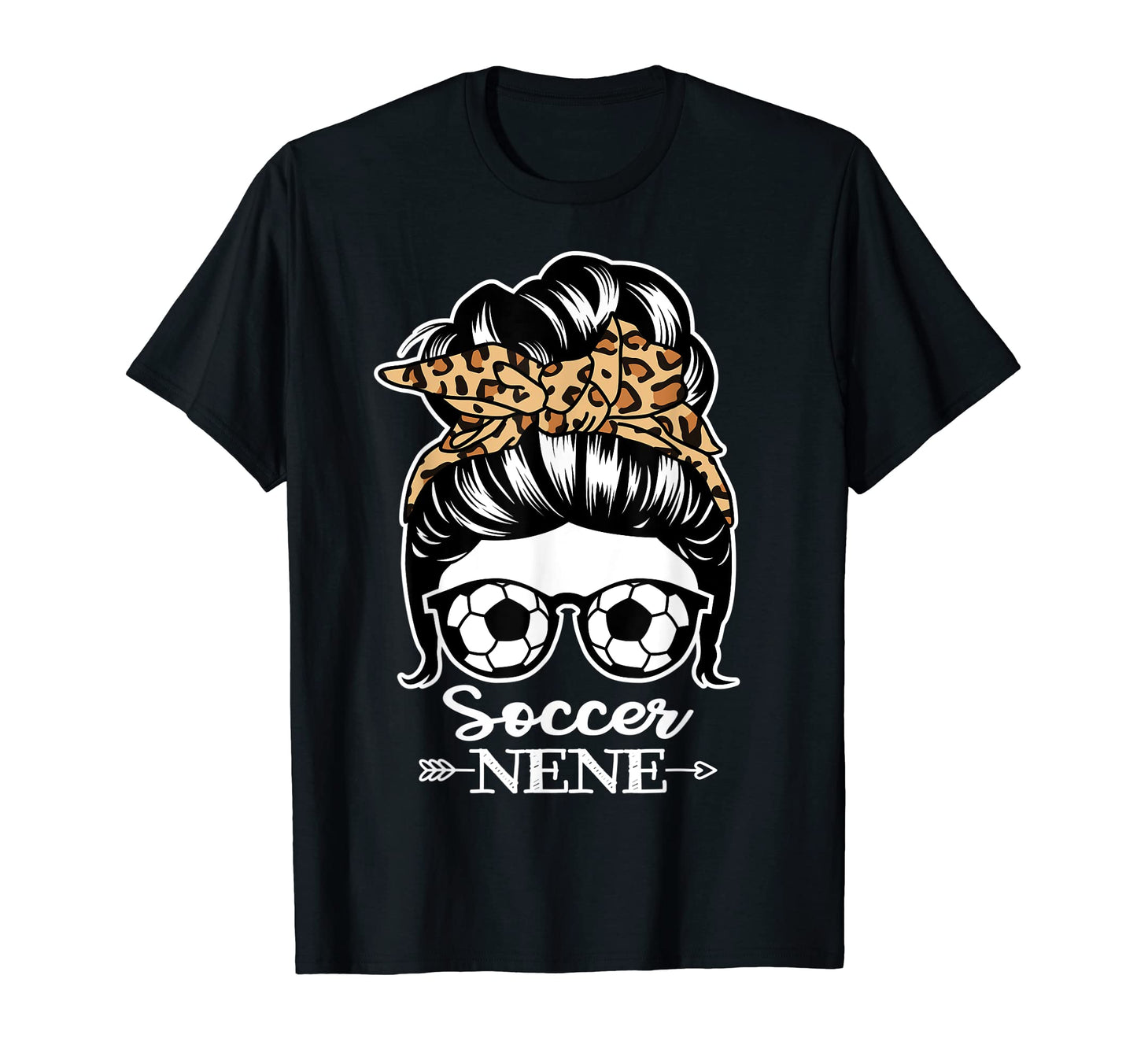 Soccer Nene Messy Bun Hair Funny T-Shirt - Aesthetic Graphic for Adults - T-Shirt, Sweatshirt, Hoodie