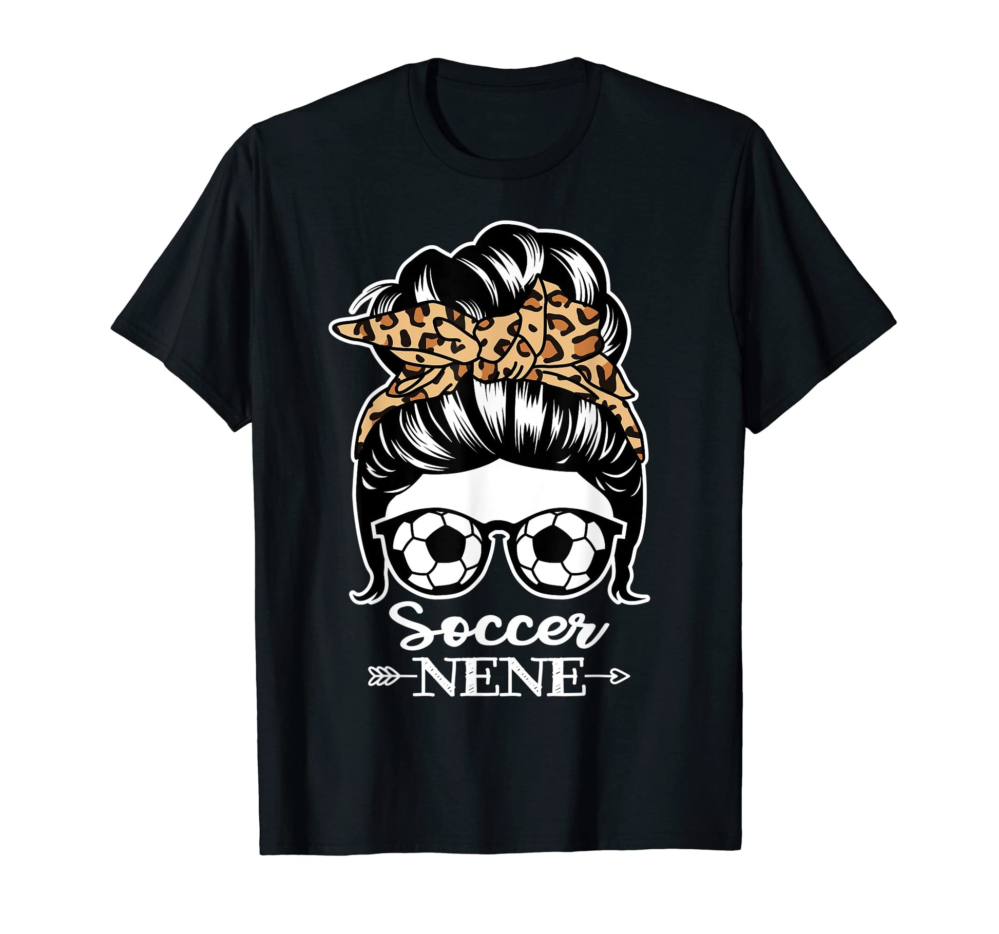 Soccer Nene Messy Bun Hair Funny T-Shirt - Aesthetic Graphic for Adults - T-Shirt, Sweatshirt, Hoodie