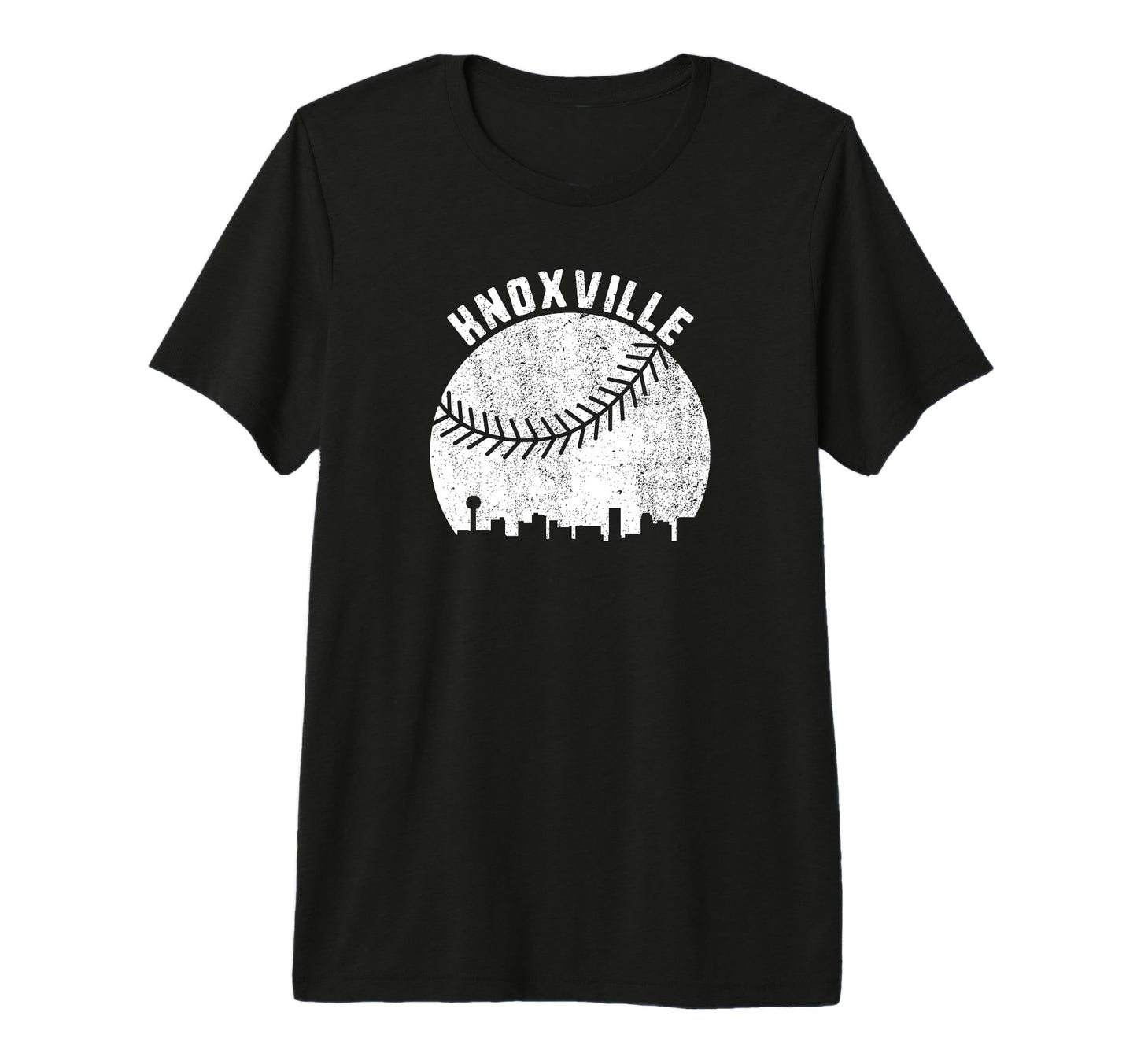 Knoxville Skyline Baseball Fan T-Shirt - Custom Art Print for Adults - T-Shirt, Sweatshirt, Hoodie