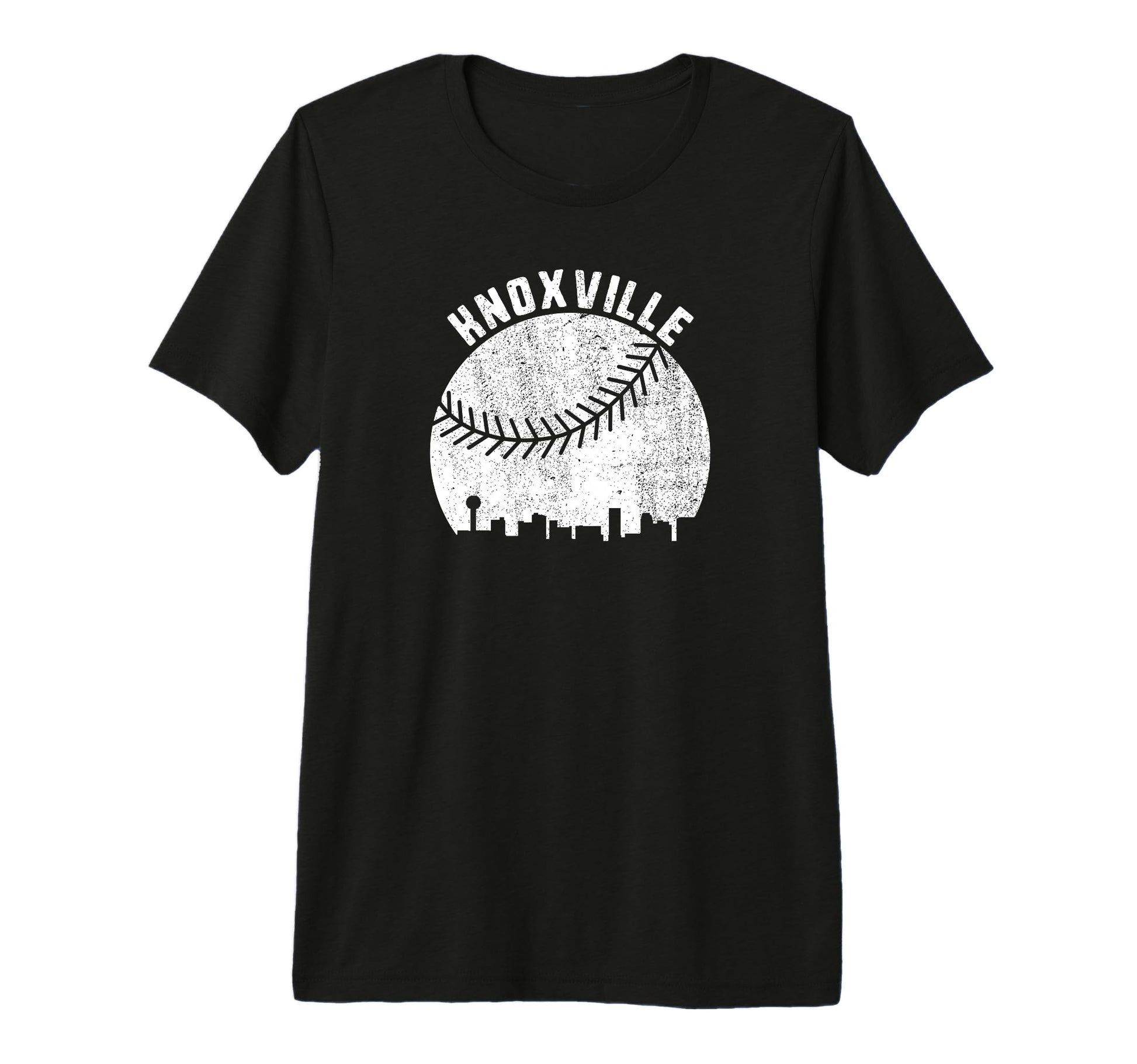 Knoxville Skyline Baseball Fan T-Shirt - Custom Art Print for Adults - T-Shirt, Sweatshirt, Hoodie
