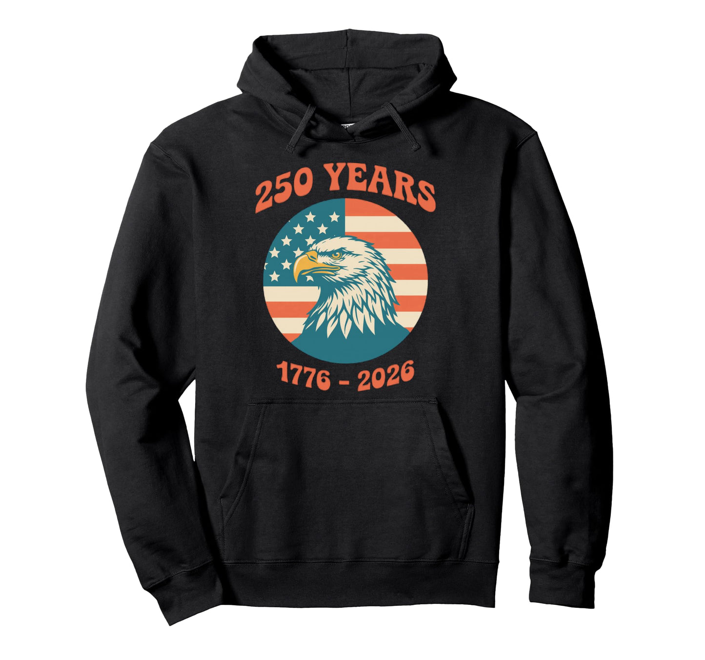 250 Anniversary Usa Patriotic Eagle Hoodie - Minimalist Print for Adults - T-Shirt, Sweatshirt, Hoodie
