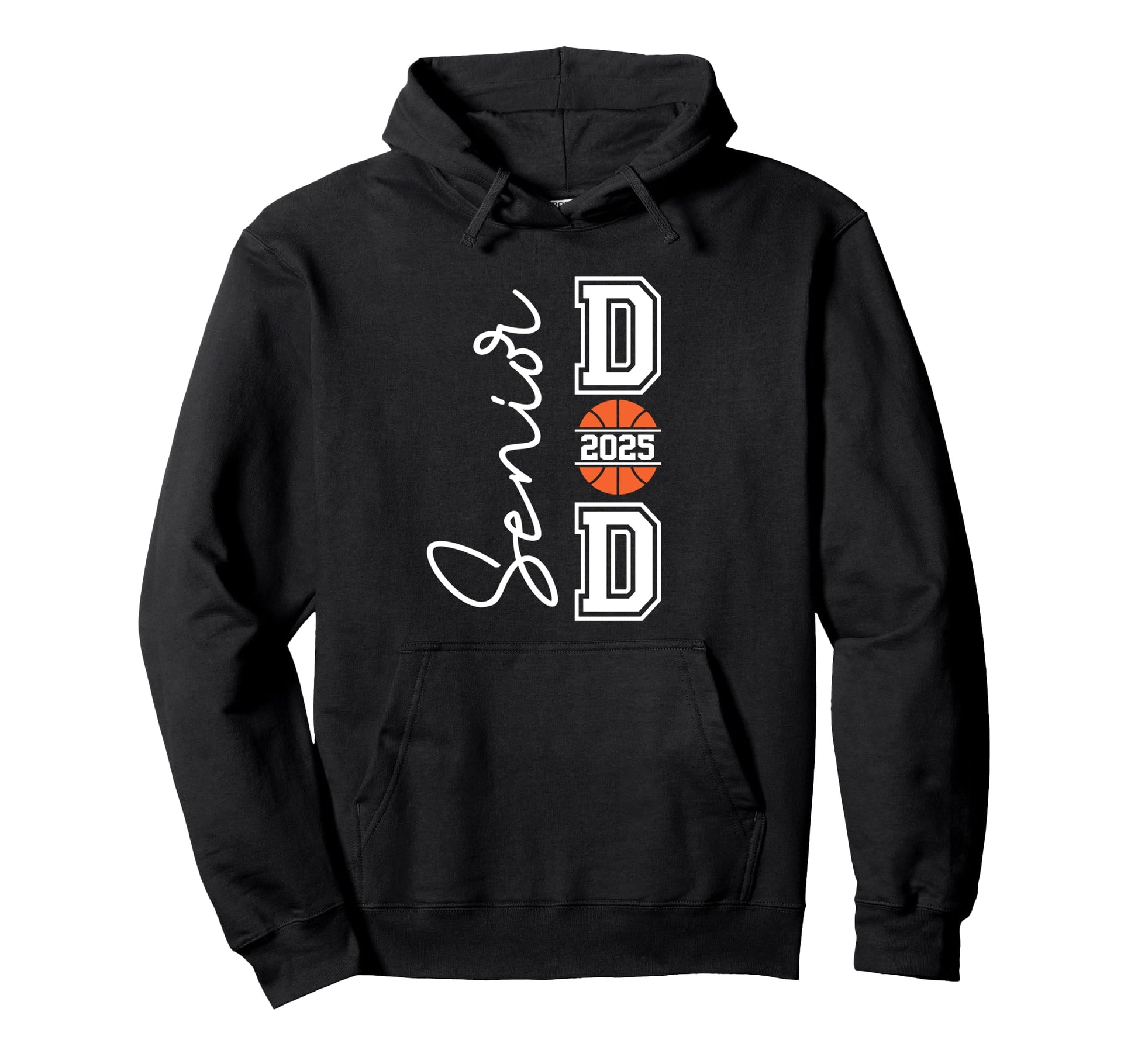 Proud Dad 2025 Senior Graduate Basketball Hoodie - Streetwear Style Unisex - T-Shirt, Sweatshirt, Hoodie