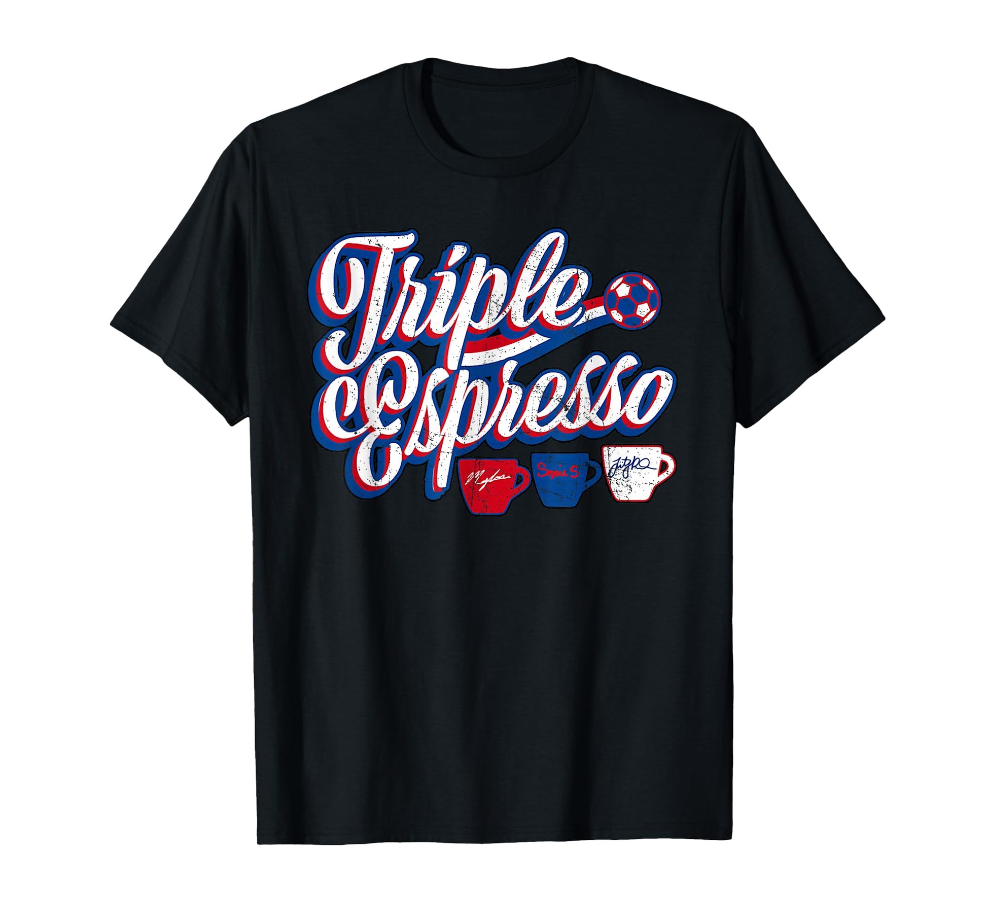 Triple Espresso Triple Espresso America T-Shirt - Unique Graphic Unisex - T-Shirt, Sweatshirt, Hoodie