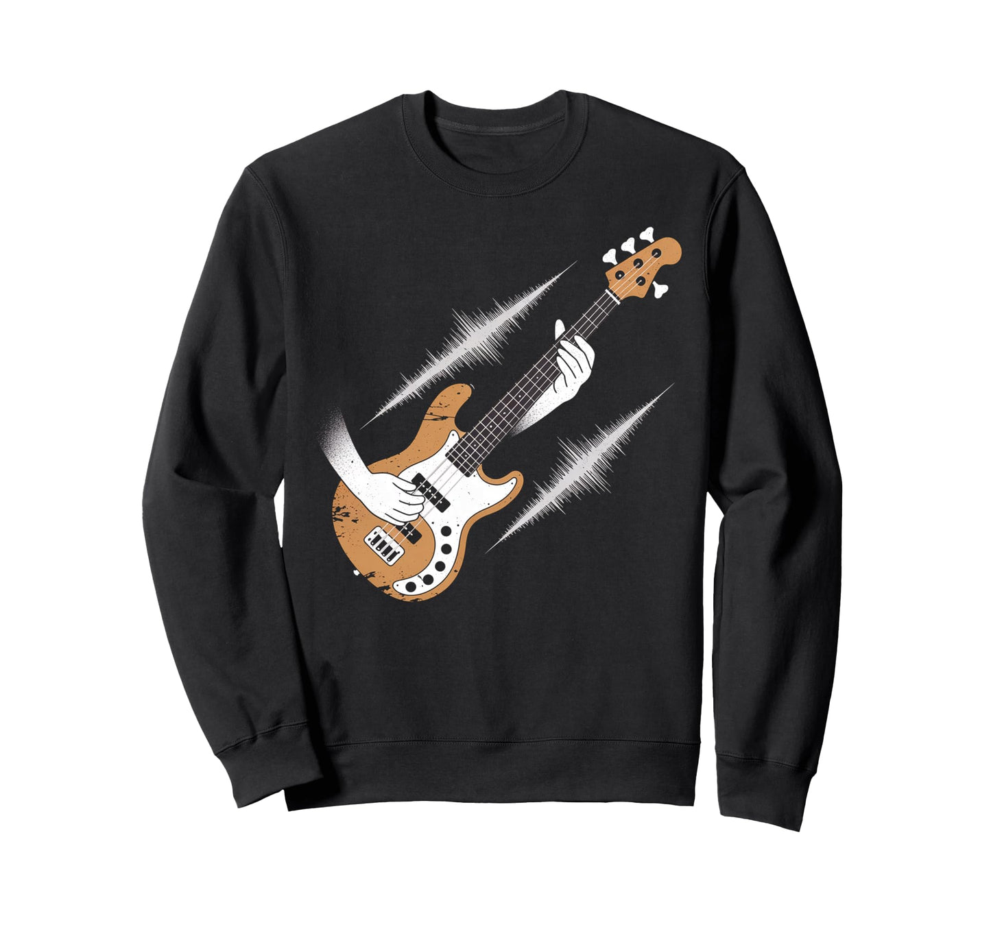 Bass Guitar Player Bassist Sweatshirt - Minimalist Print Men Women - T-Shirt, Sweatshirt, Hoodie