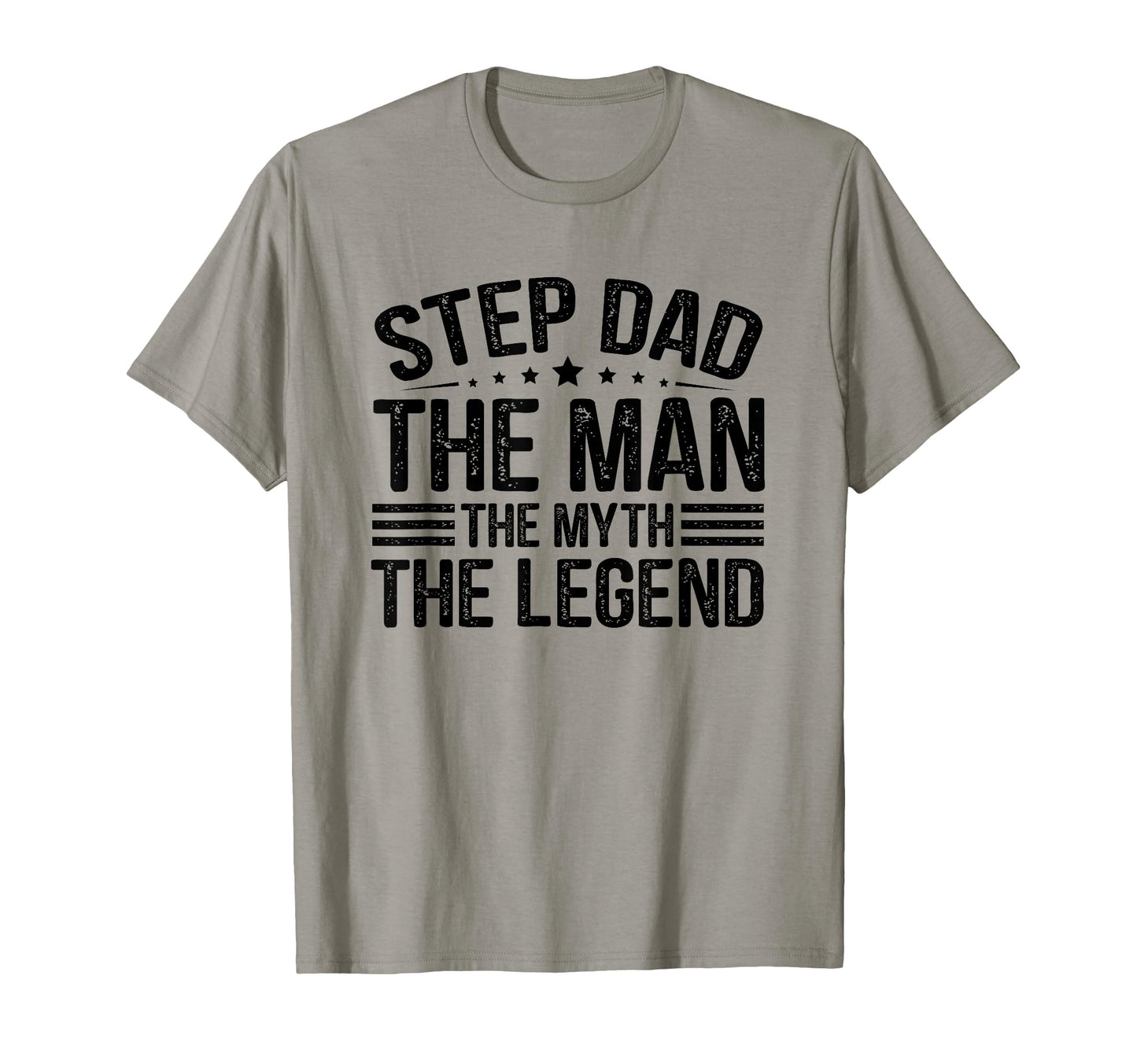 Step Dad Myth Legend Fathers Day Gift T-Shirt - Custom Art Print for Adults - T-Shirt, Sweatshirt, Hoodie