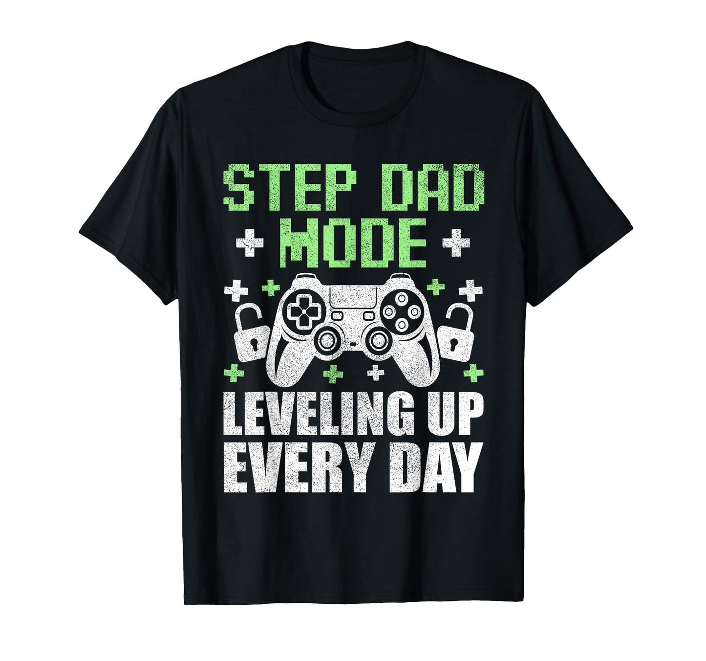 Gamer Stepdad Fathers Day Step Dad T-Shirt - Trendy Graphic Unisex - T-Shirt, Sweatshirt, Hoodie