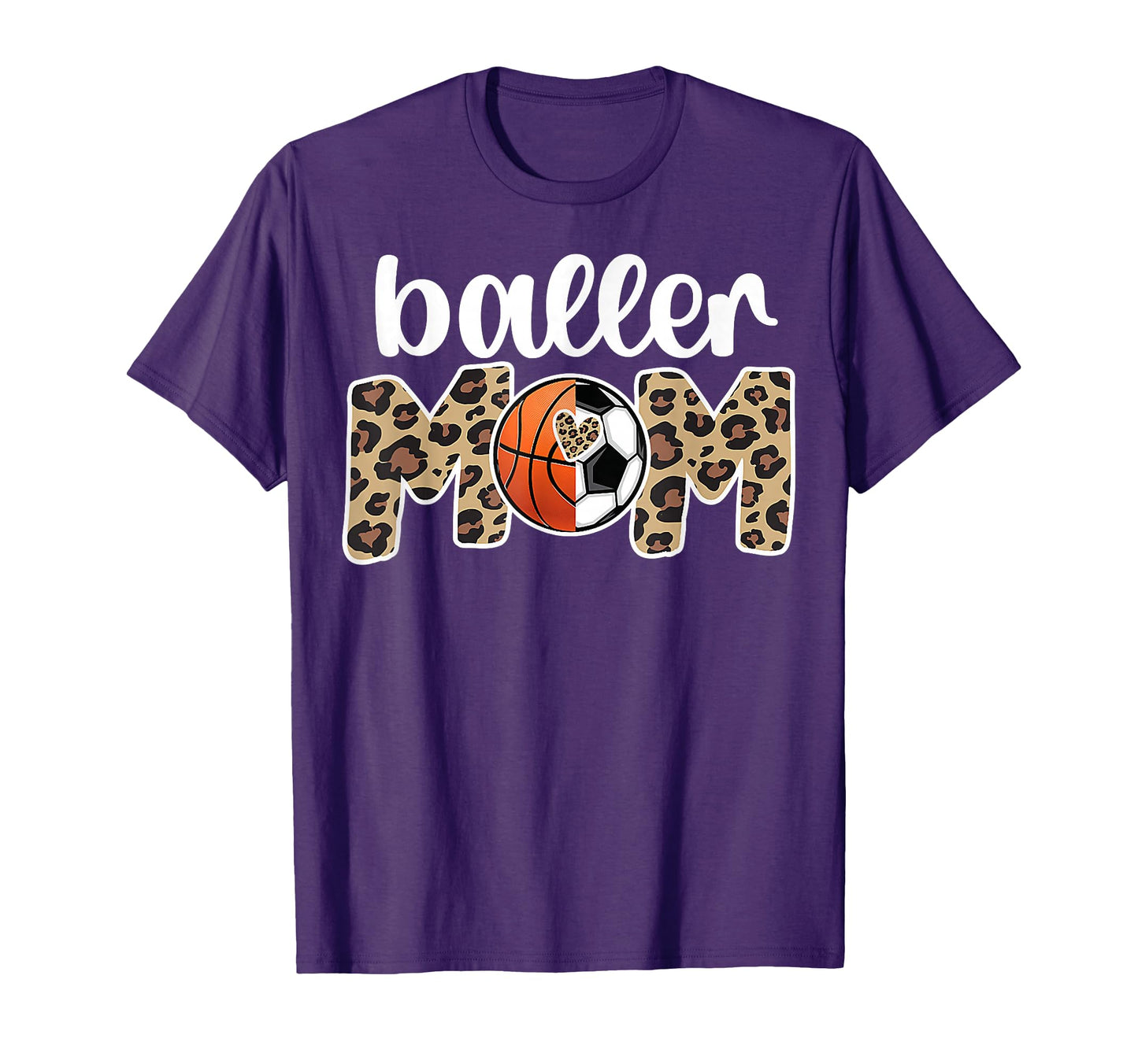 Baller Mom Proud Basketball Soccer T-Shirt - Custom Art Print Men Women - T-Shirt, Sweatshirt, Hoodie