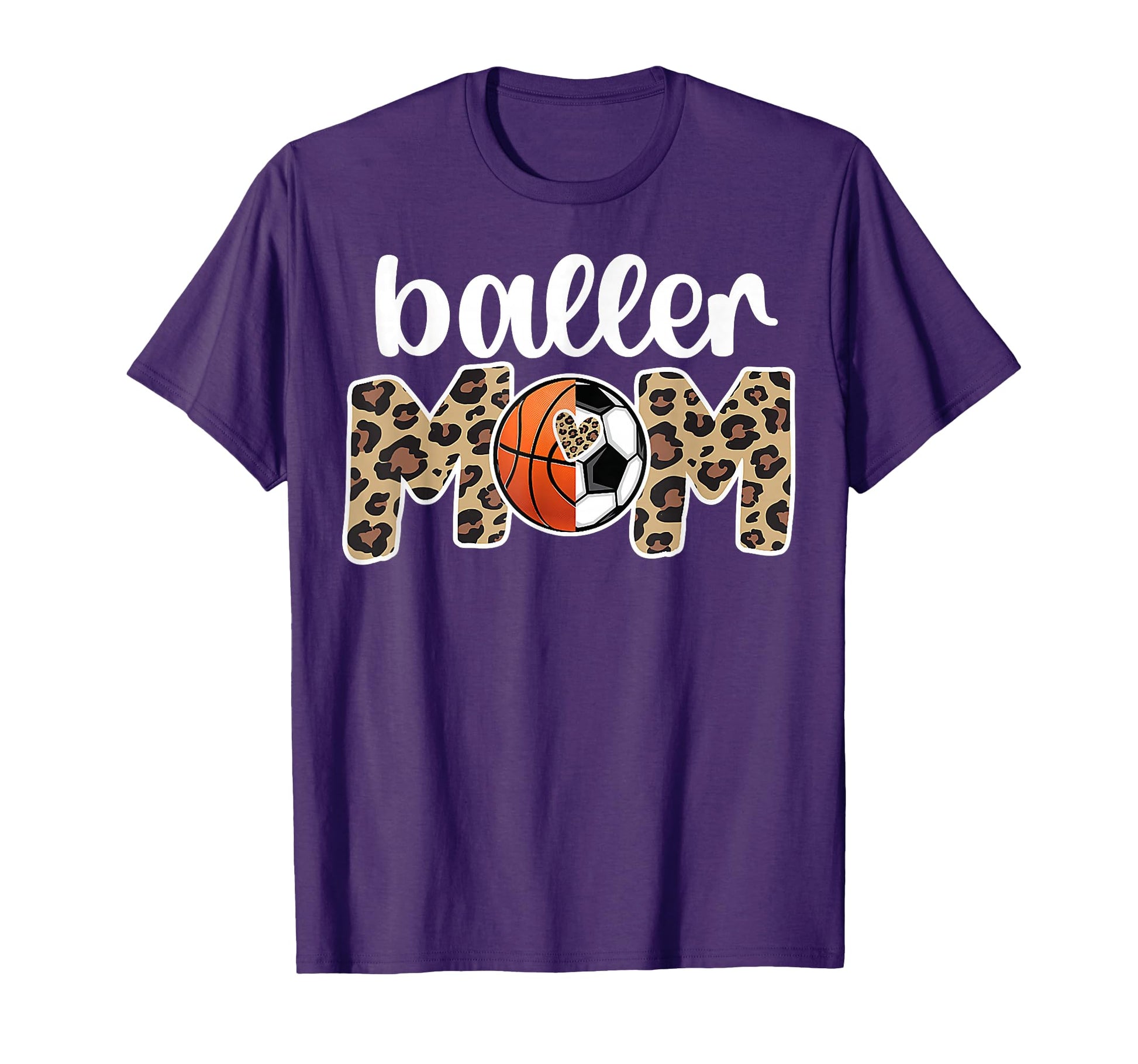 Baller Mom Proud Basketball Soccer T-Shirt - Custom Art Print Men Women - T-Shirt, Sweatshirt, Hoodie