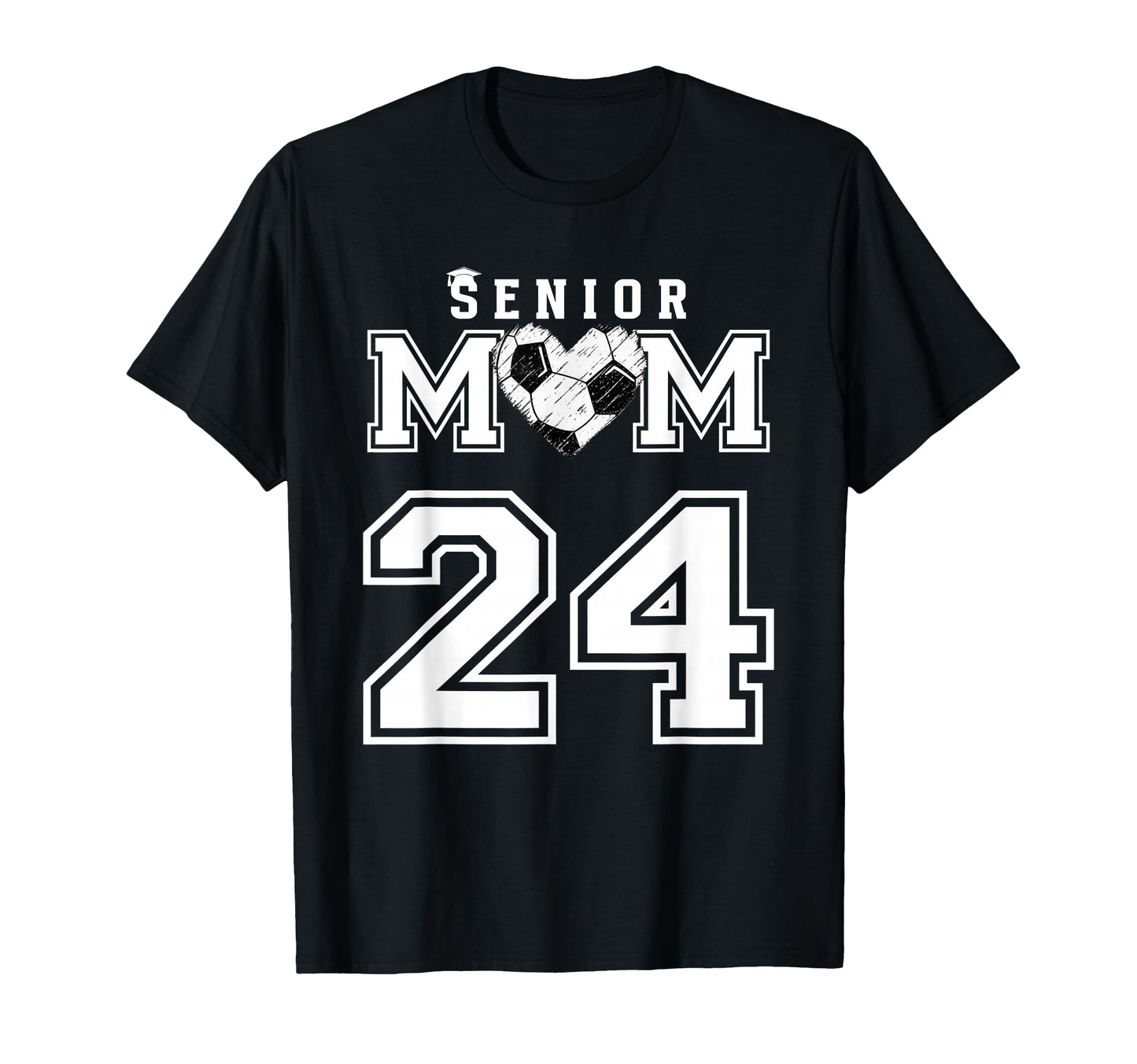 Proud Senior Soccer Mom Custom Jersey T-Shirt - Novelty Apparel for Adults - T-Shirt, Sweatshirt, Hoodie