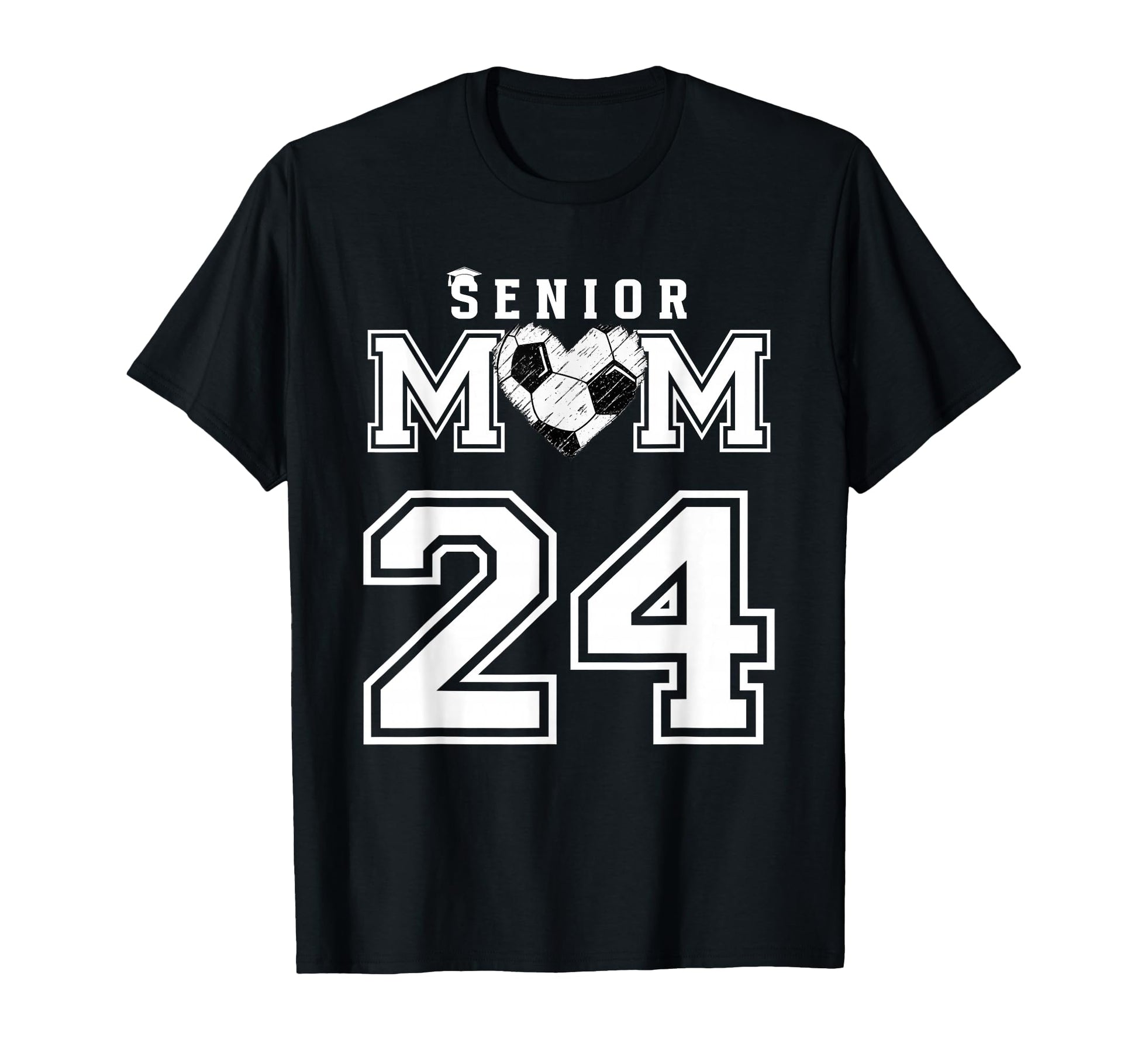 Proud Senior Soccer Mom Custom Jersey T-Shirt - Novelty Apparel for Adults - T-Shirt, Sweatshirt, Hoodie