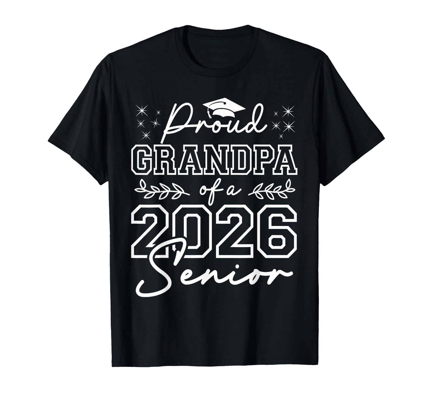 Funny Senior Grandpa Class 2026 T-Shirt - Casual Everyday Wear for Adults - T-Shirt, Sweatshirt, Hoodie