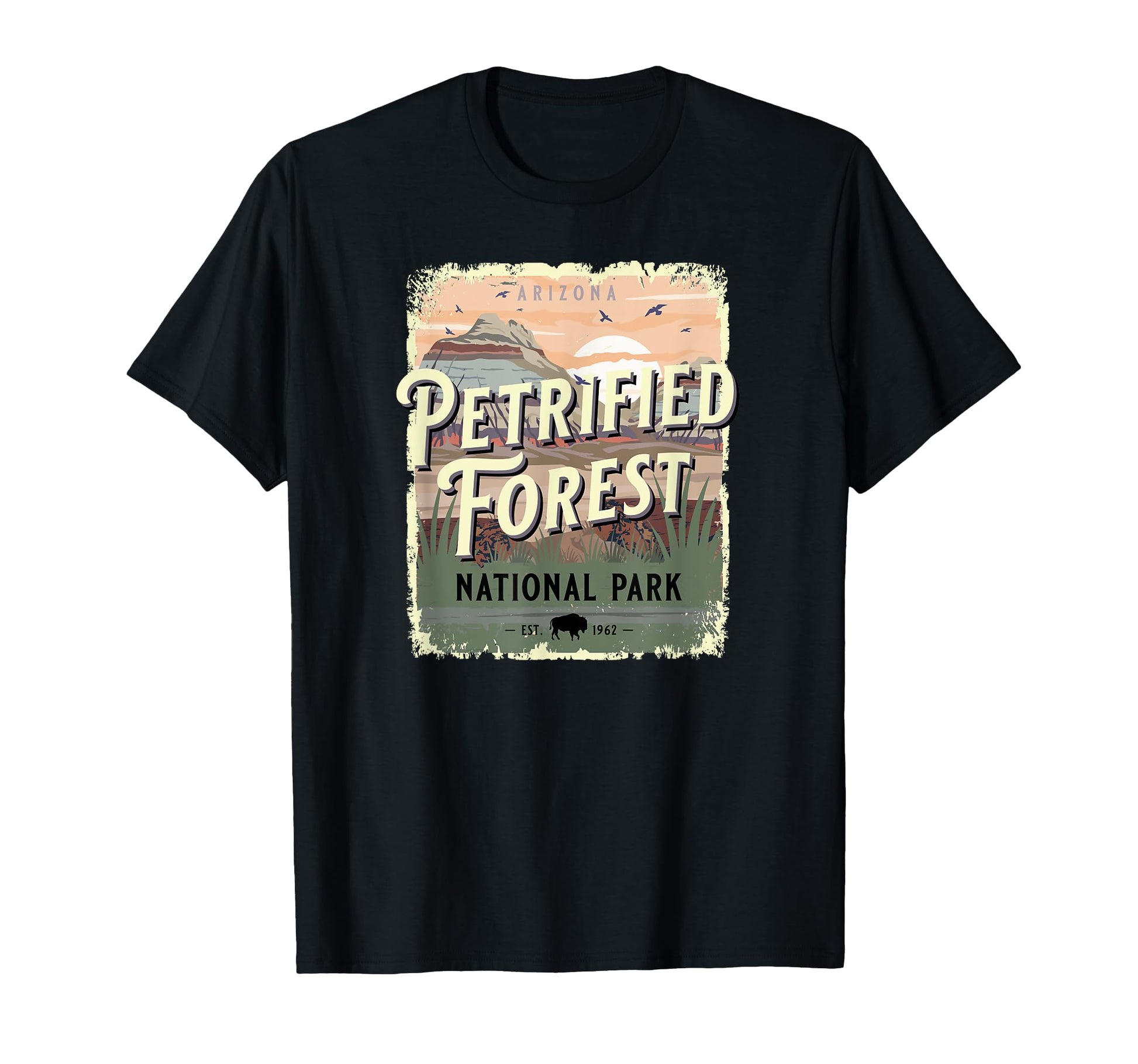 Petrified Forest National Park Arizona Az T-Shirt - Novelty Apparel Unisex - T-Shirt, Sweatshirt, Hoodie