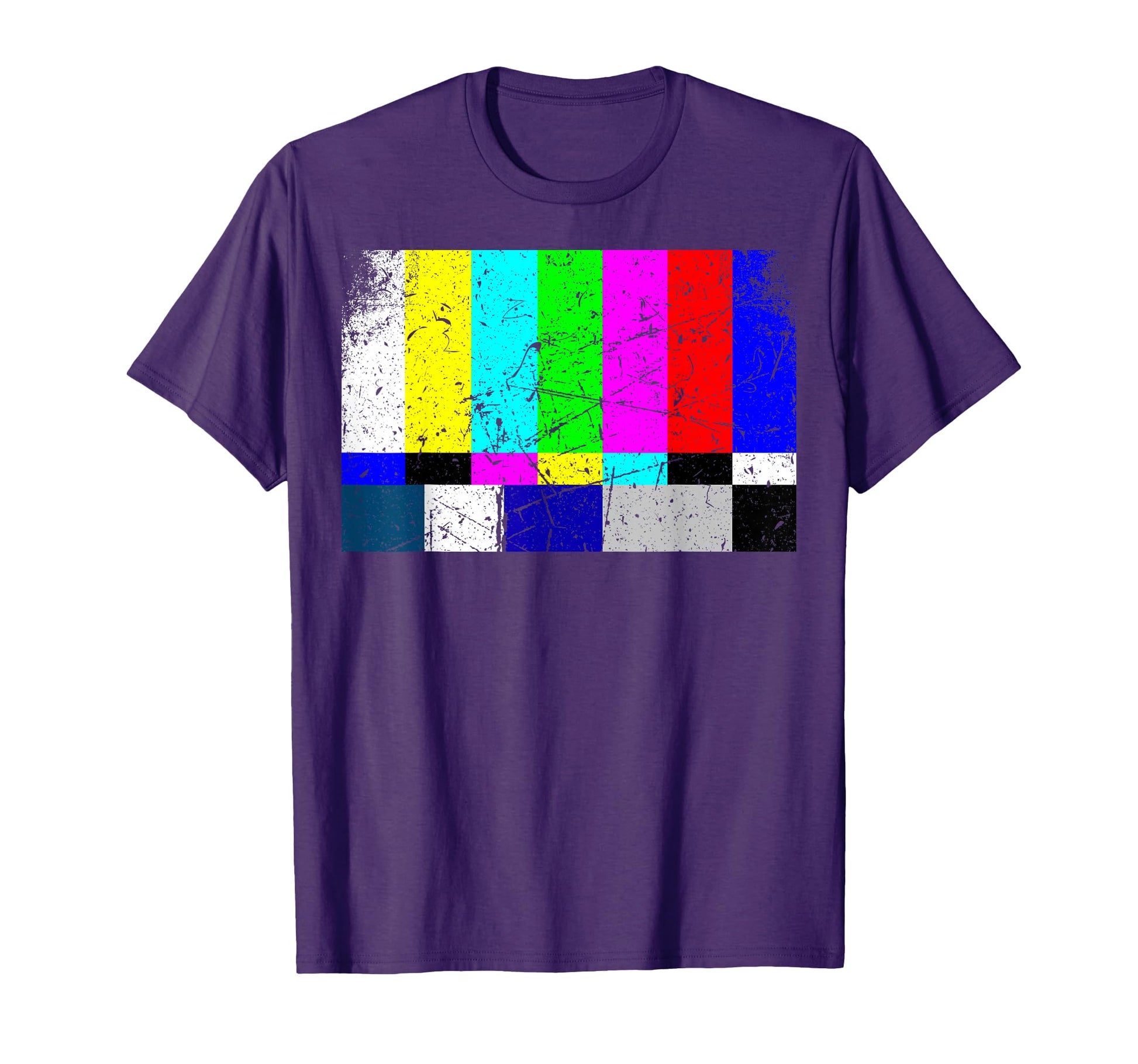 Off Air Tv Color Bars Tv T-Shirt - Novelty Apparel Men Women - T-Shirt, Sweatshirt, Hoodie