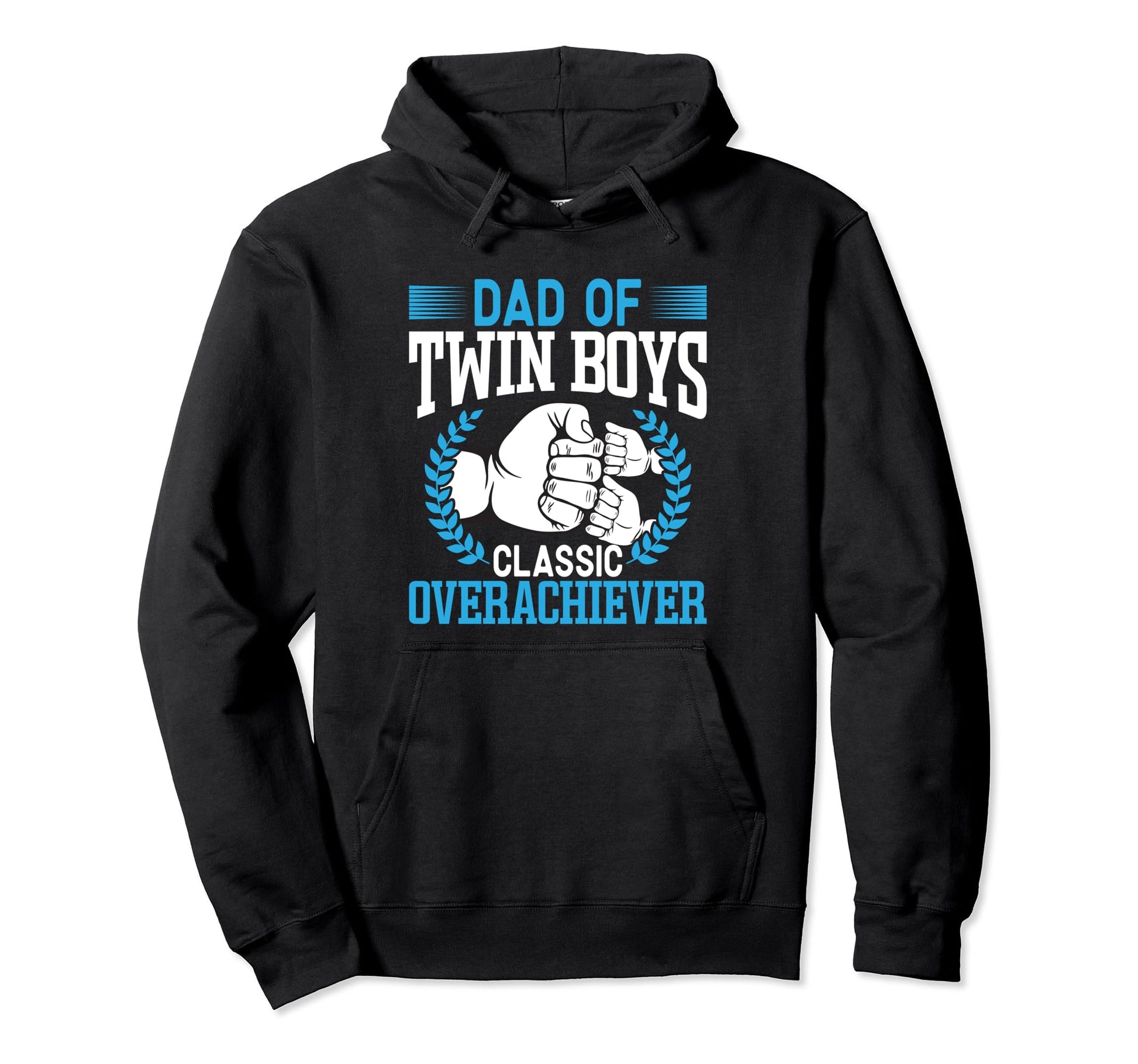 Dad Twin Overachiever Father Two Hoodie - Casual Everyday Wear for Adults - T-Shirt, Sweatshirt, Hoodie