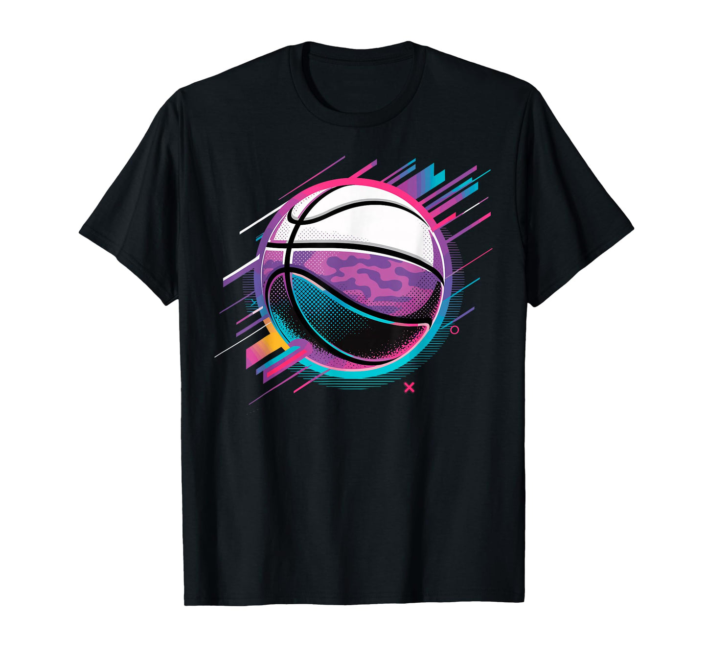 Colorful Basketball Ball Basketball T-Shirt - Streetwear Style Unisex - T-Shirt, Sweatshirt, Hoodie
