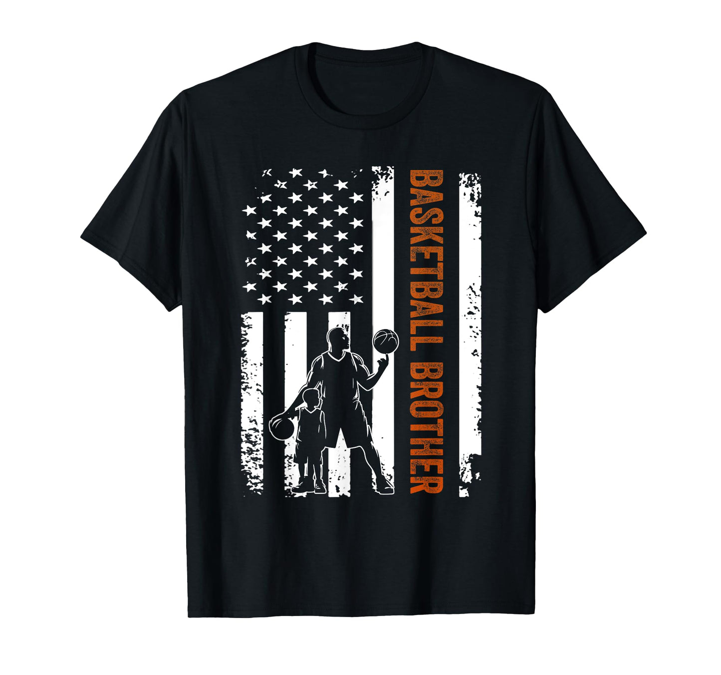 Basketball Brother Usa Us Flag T-Shirt - Novelty Apparel Men Women - T-Shirt, Sweatshirt, Hoodie