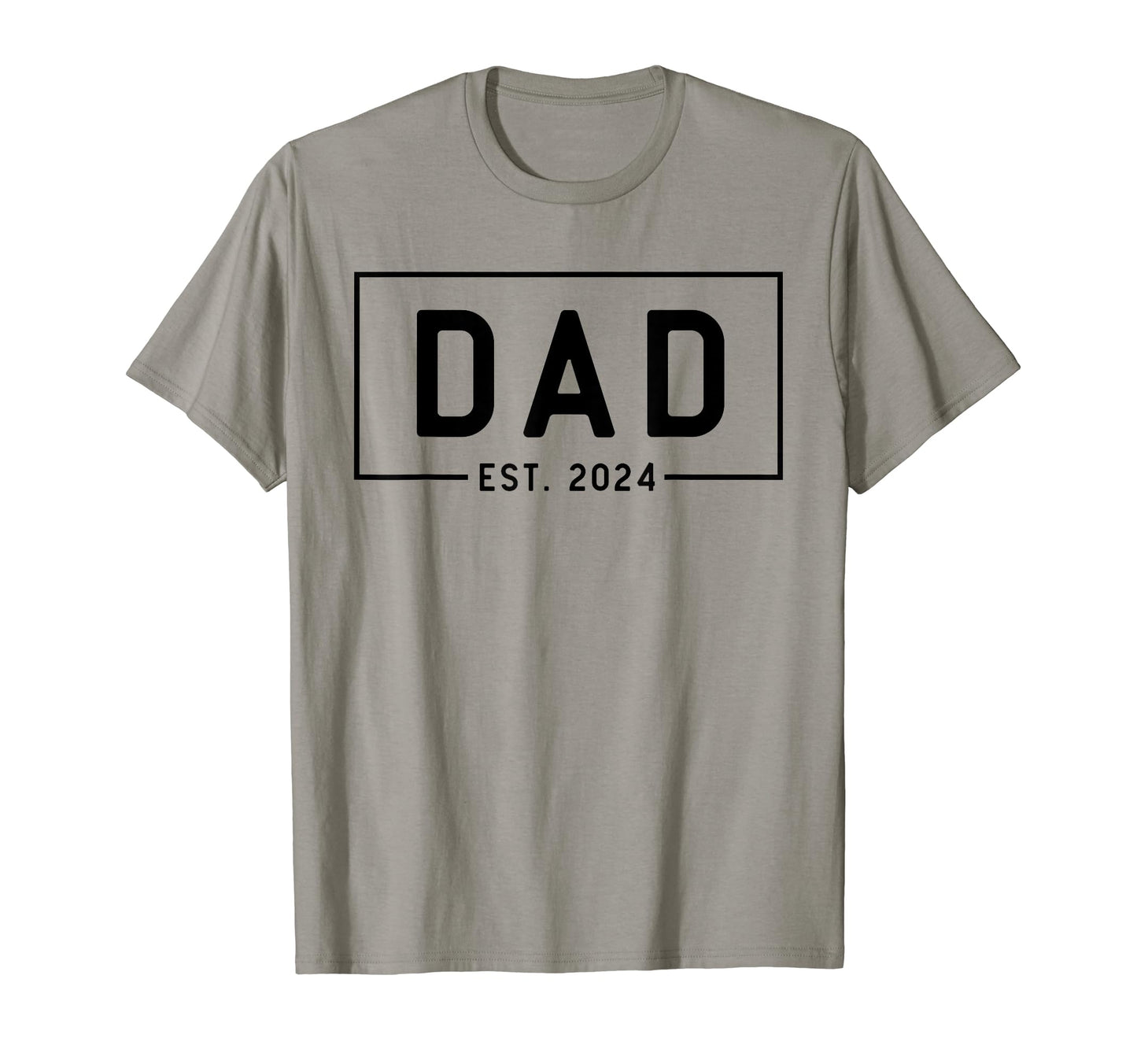 Dad Est 2024 First Fathers Day 2024 T-Shirt - Trendy Graphic for Adults - T-Shirt, Sweatshirt, Hoodie