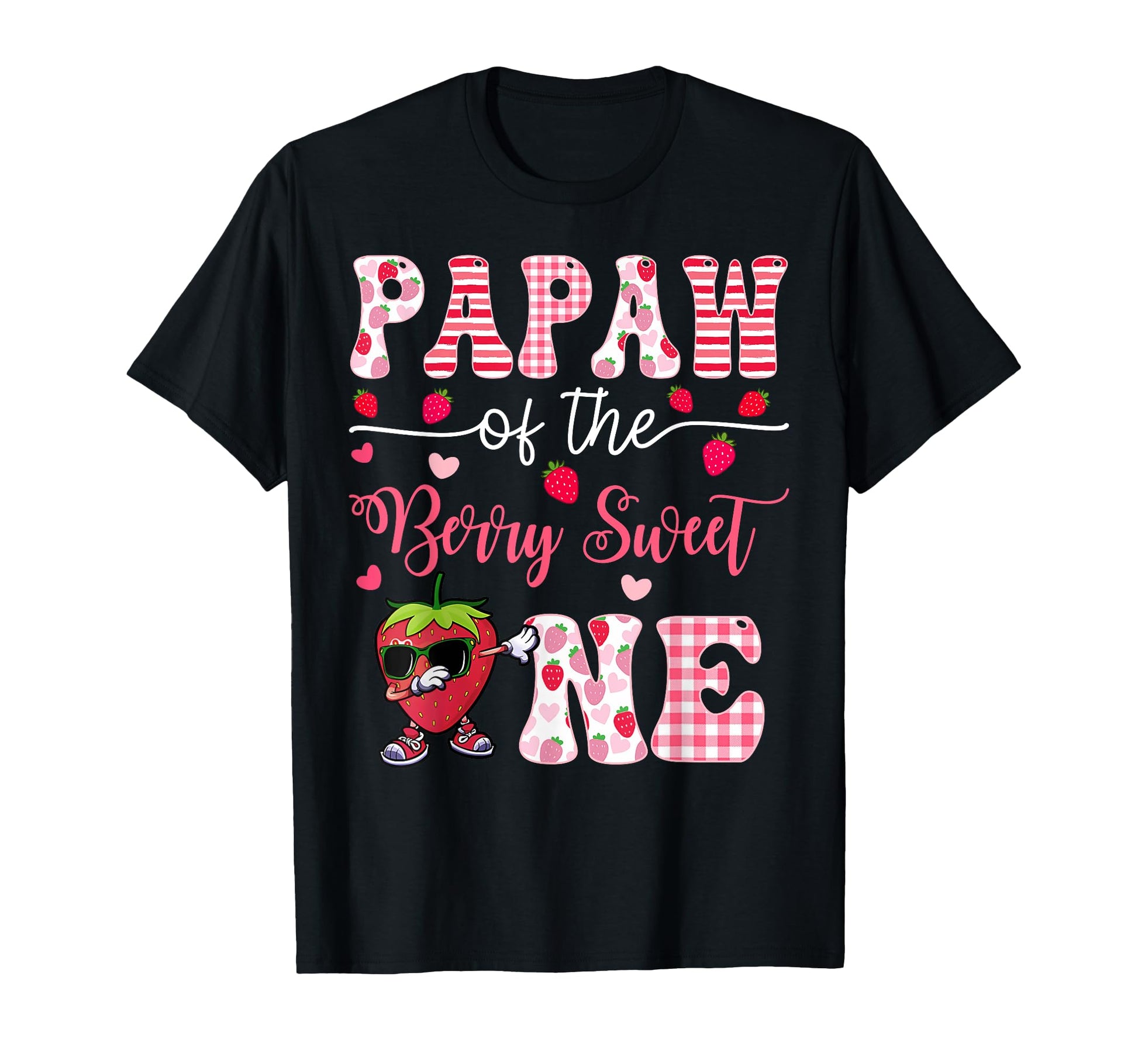 Papaw Berry Sweet One 1St Birthday T-Shirt - Graphic Print Men Women - T-Shirt, Sweatshirt, Hoodie