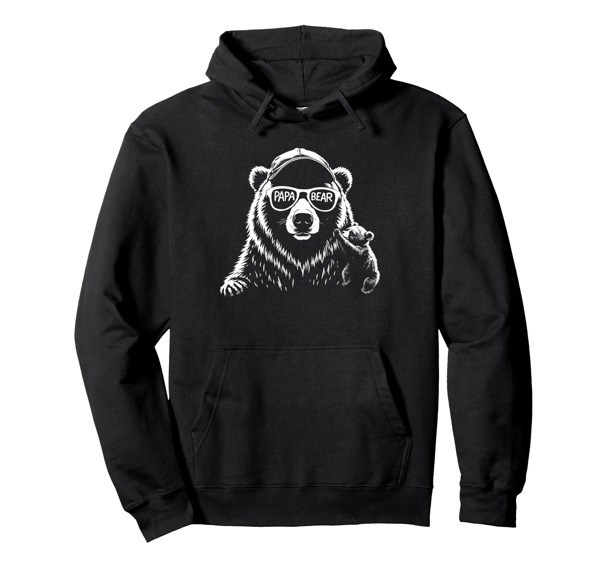 Papa Bear Best Dad Gifts Bear Fathers Day Hoodie - Unique Graphic Unisex - T-Shirt, Sweatshirt, Hoodie