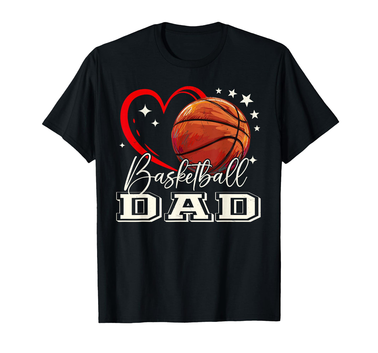Basketball Dad Family Matching T-Shirt - Minimalist Print Unisex - T-Shirt, Sweatshirt, Hoodie
