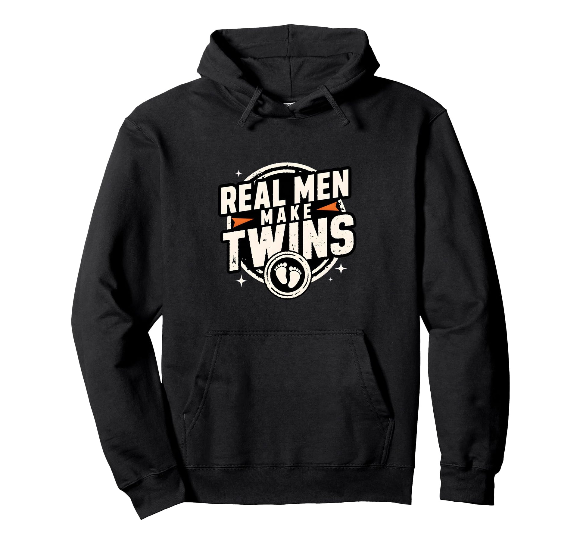 Real Make Twins Twin Dad Pride Hoodie - Minimalist Print for Adults - T-Shirt, Sweatshirt, Hoodie